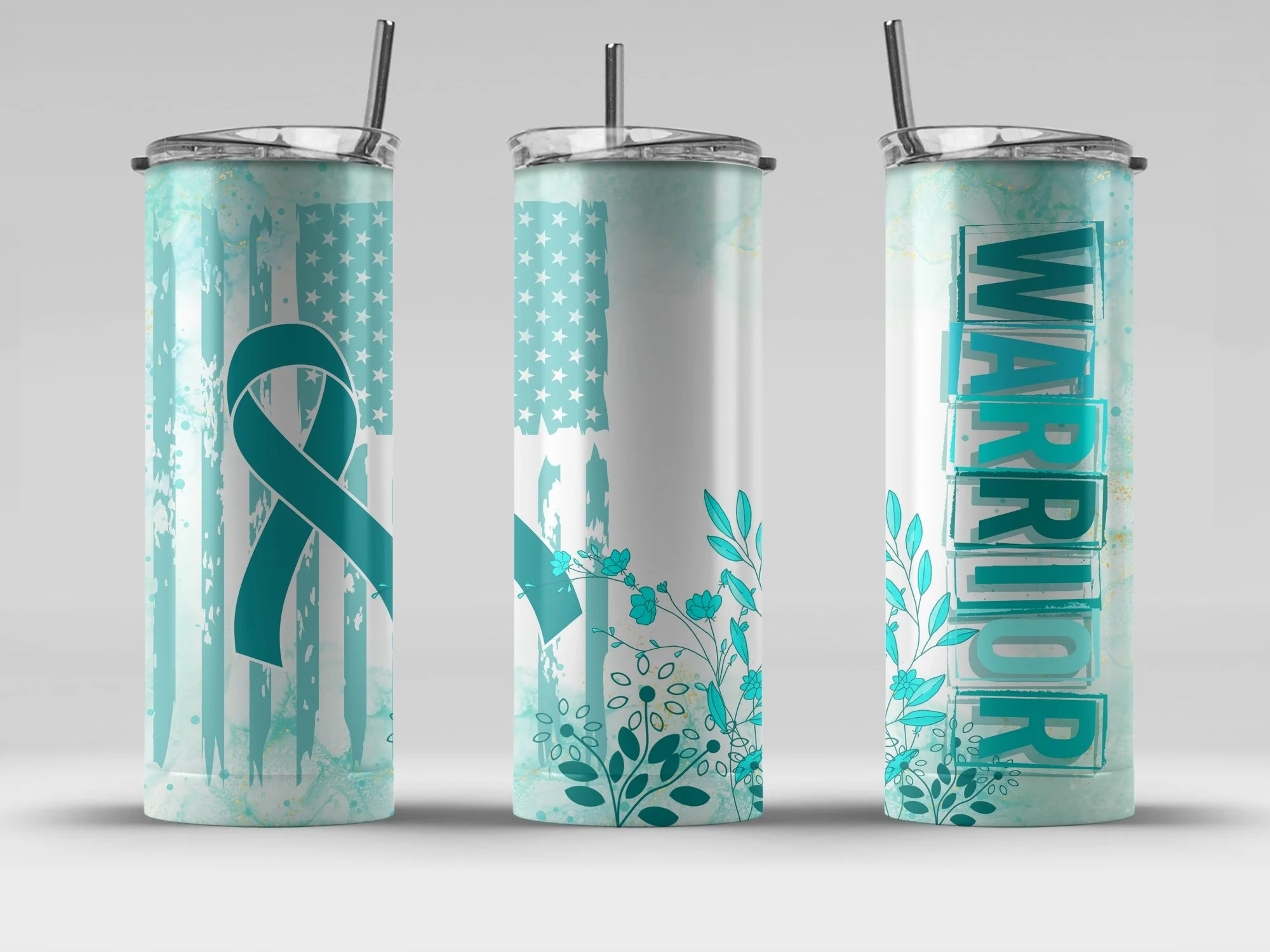 PCOS Warrior Teal Awareness Ribbon Mockup_1.jpeg