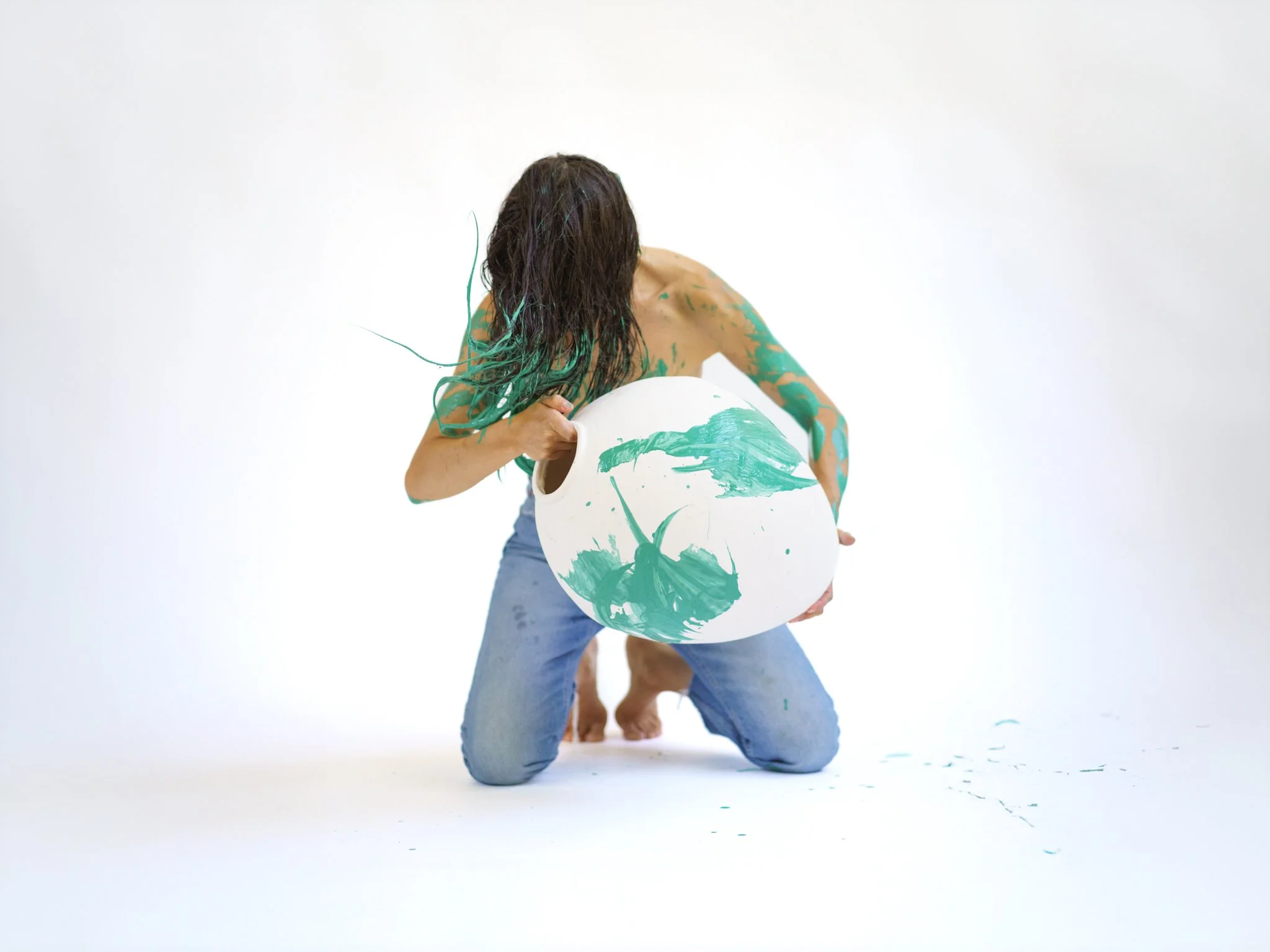 Nicole Ryder Hair Painted Ceramics