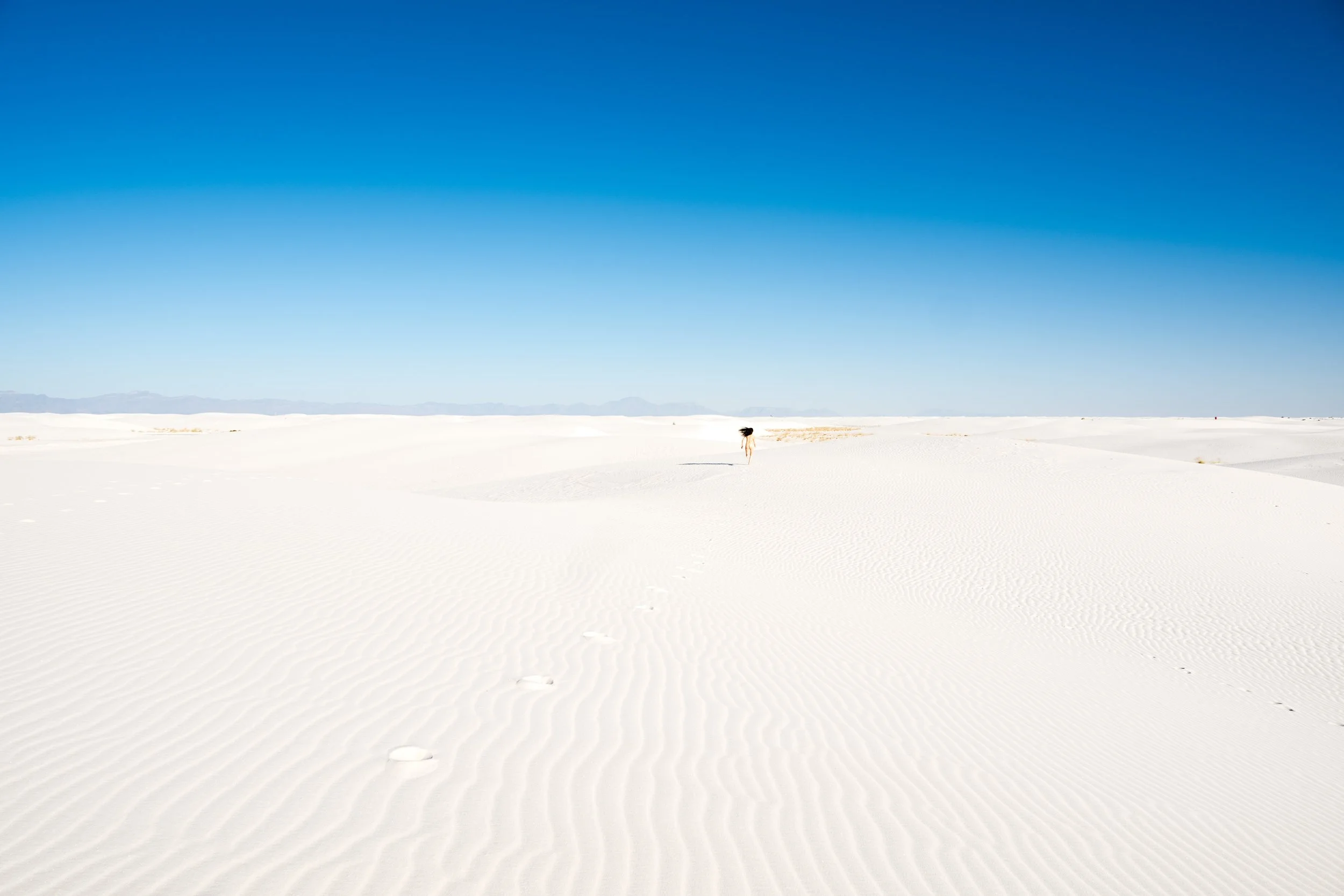 Nicole Ryder Running at White Sands