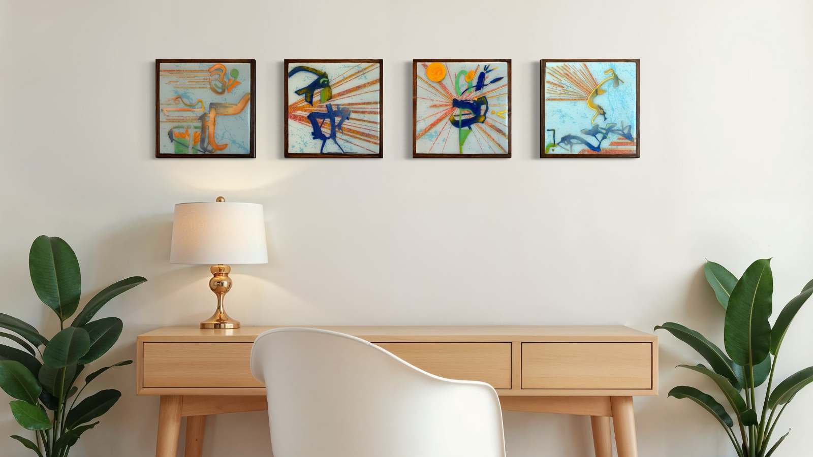 The 'Lore' Series (13" x 13" each)