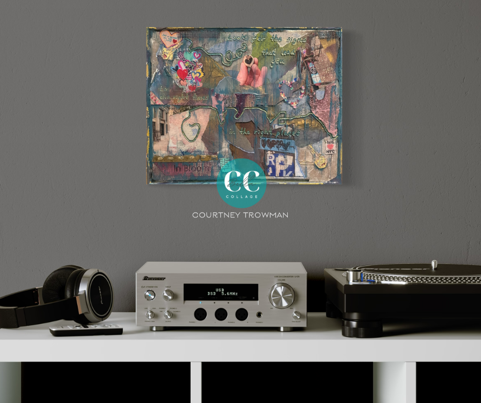 Right Time, Right Place - ispyhearts #5 (12" x 15")