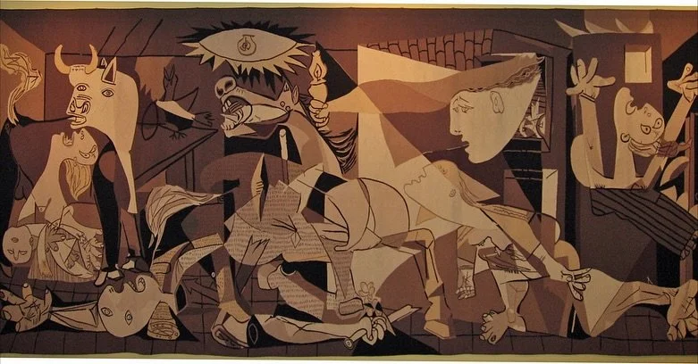 Since it’s United Nations week, we thought it was fitting to share the story of its Guernica tapestry—a reproduction of  Picasso’s famous 1937 anti-war painting.  Since the original painting was not for sale, Rockefeller commissione