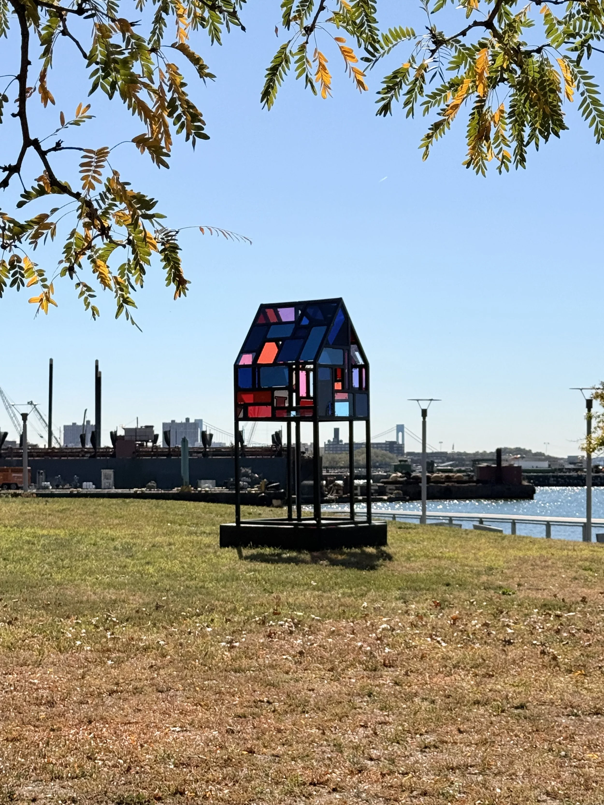 Tom Fruin house Sculpture