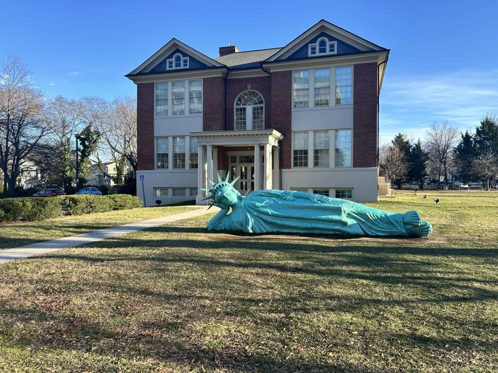 Zaq Landsberg’s “Reclining Liberty.”