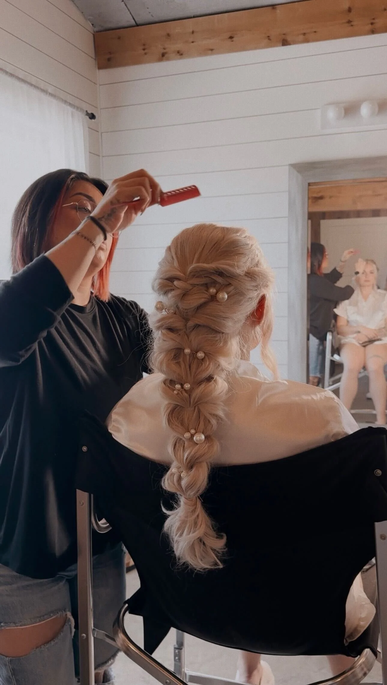 Pearl Bridal Braid