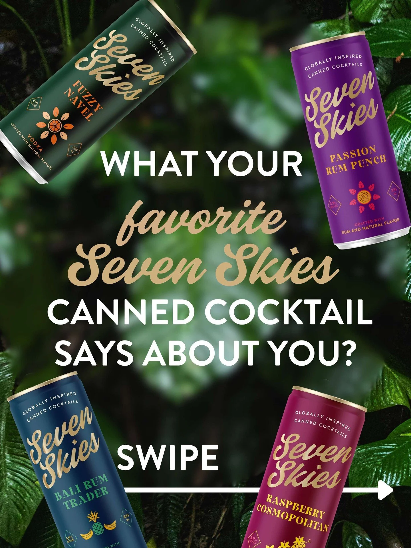 Pick your flavor ☁️ &rarr; Tell us what it says about you.
Tag the person who&rsquo;s your drink-twin (or the one who should be).
#SevenSkies #DrinkTheSky #WhatYourFlavorSays