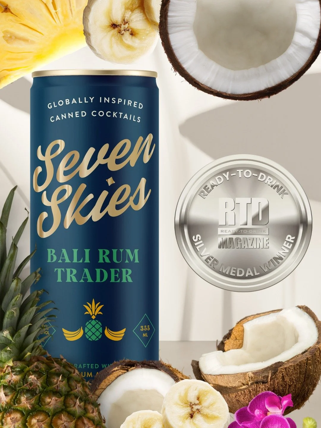 Swipe to sip through the verdict 🥥🍍➡️

Our Bali Rum Trader caught the attention of the RTD Magazine panel, and they had plenty to say. From bright pineapple and banana aromas to a light, refreshing tropical finish, each panelist shared their take o