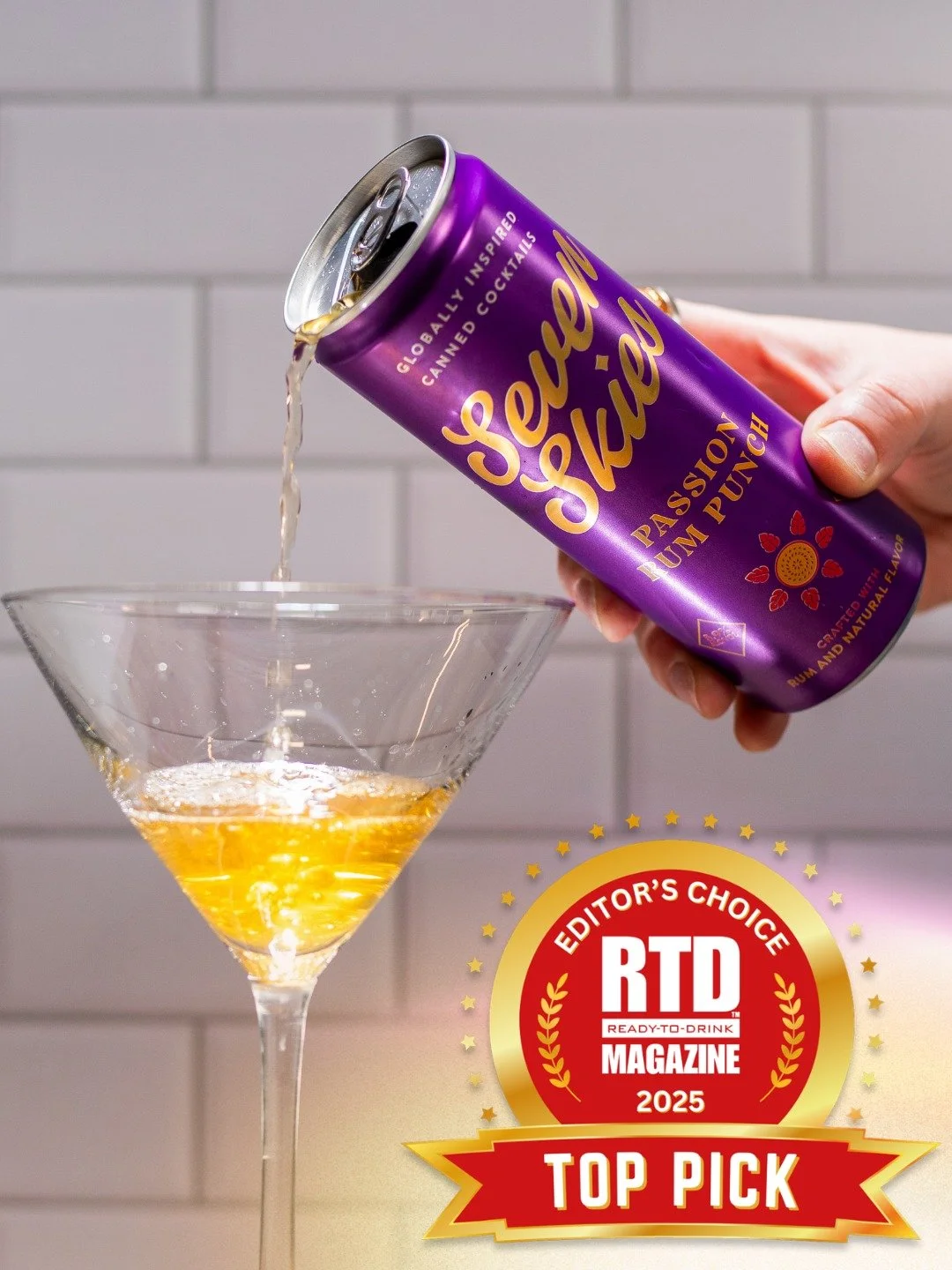 Big news 🥳 Our Passion Rum Punch has been selected as an Editor&rsquo;s Choice Top Pick by @rtdmagazine. We&rsquo;re honored to be recognized alongside some of the best ready-to-drink cocktails out there. Cheers to passion in every pour. 🍹✨