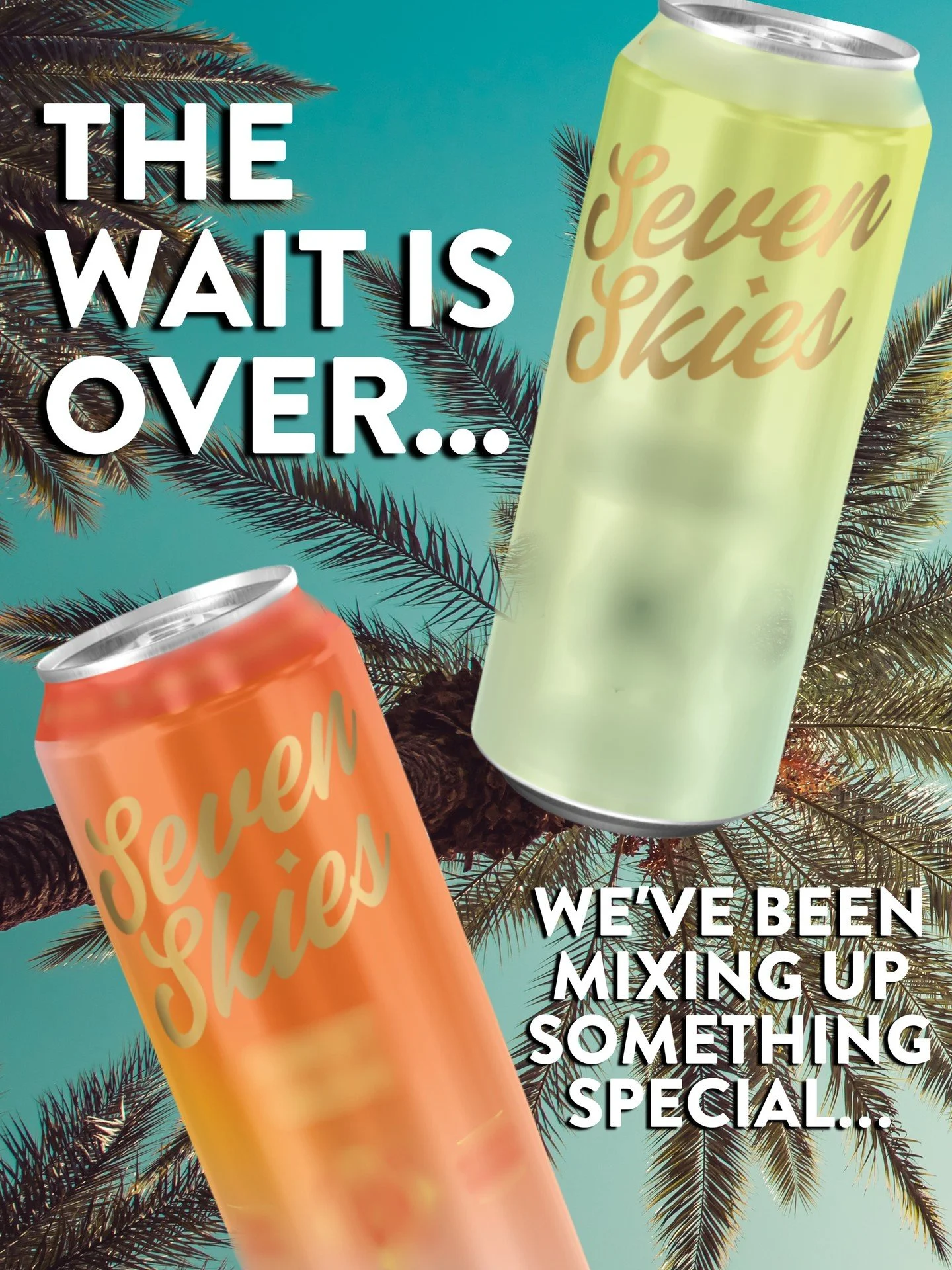 THE WAIT IS OVER - Meet your NEW favorites VA🍹✨

NOW in 16oz cans with 7.5% ABV
Lime Margarita + Sunset Crush 
Bigger. Bolder. Better.

Which one are you reaching for first? 🤩

#DrinkSevenSkies #AuthenticCannedCocktails #CannedCocktails #CraftedCoc