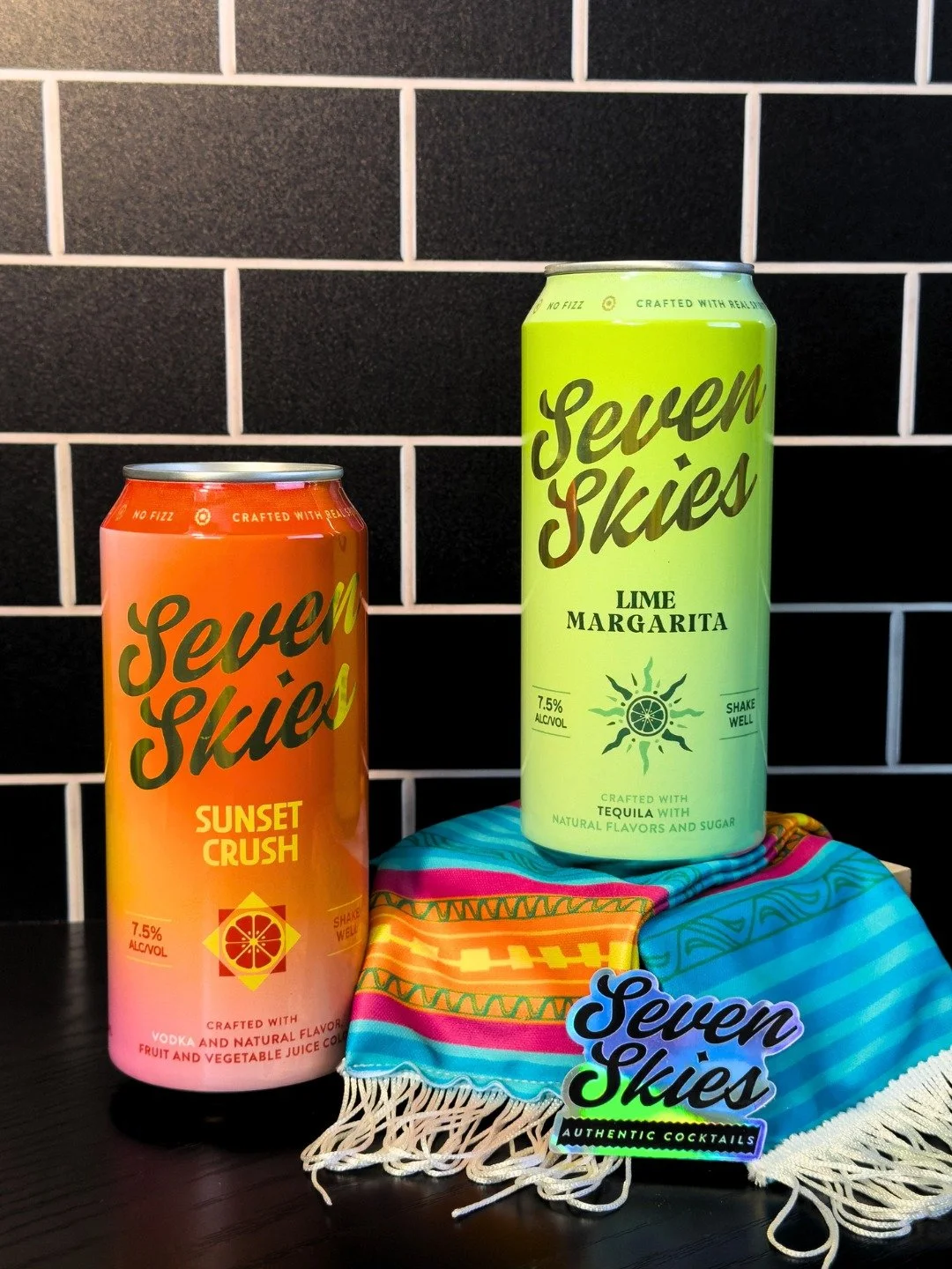 POV: your summer lineup just arrived 🍹👀

🌅 Sunset Crush
🍋 Lime Margarita

16oz. 7.5% ABV. Real spirits.
Yeah&hellip; we understood the assignment.

#SevenSkies #RealSpirits #Nofizz #AuthenticCocktails