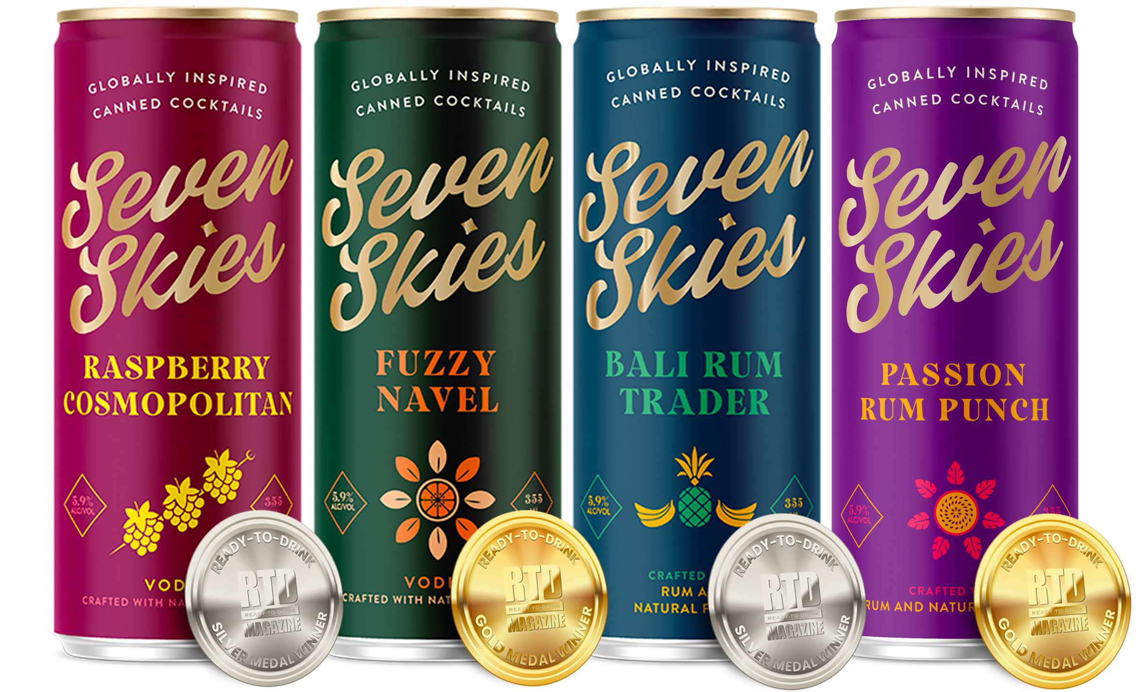 Seven Skies Award winning flavors