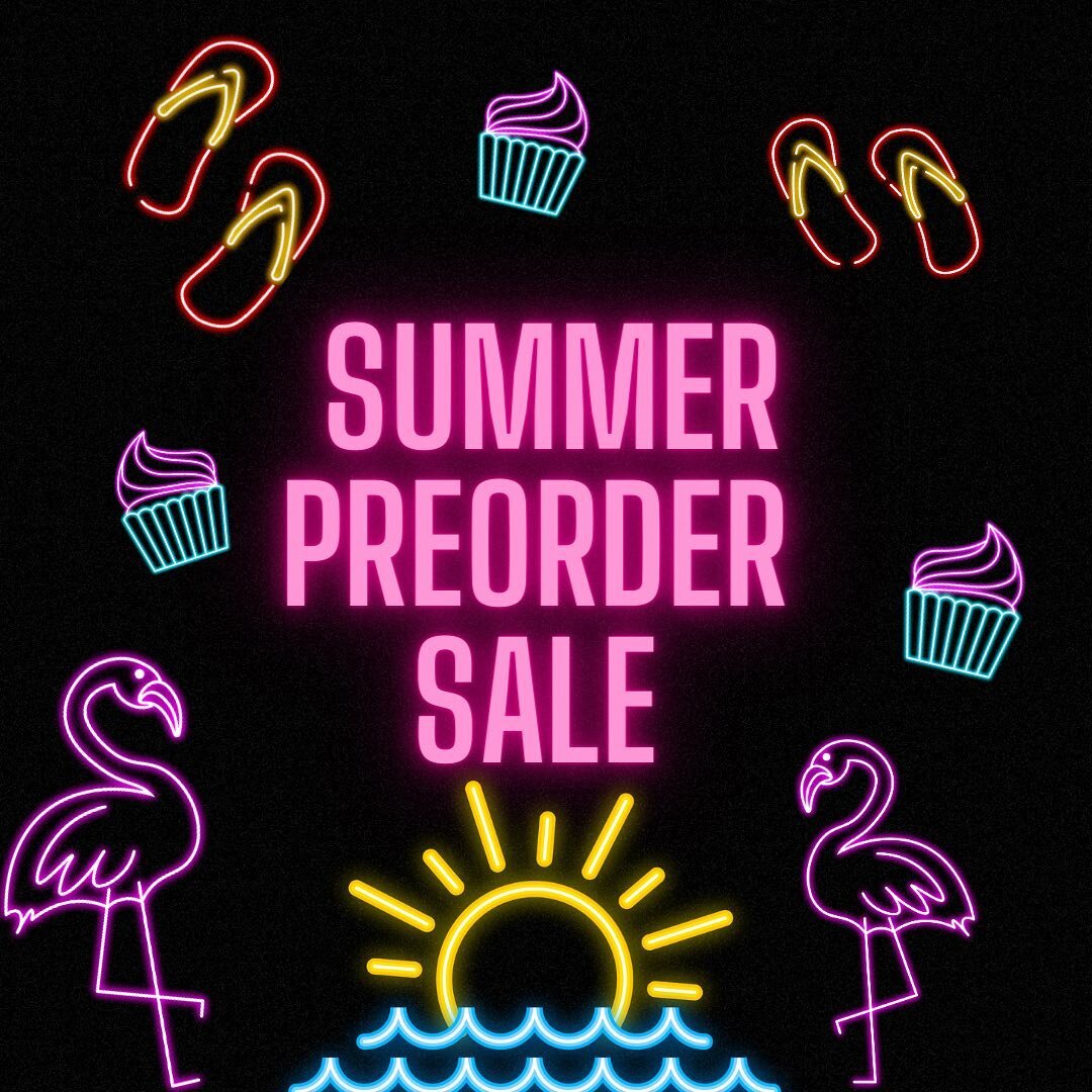 Our 2nd Annual 📆 Summer Preorder Sale begins TODAY! 🧁🥳

Preorder now for the upcoming school year to save. 

Just write &ldquo;PREORDER + your Kiddo&rsquo;s actual birth date&rdquo; in the &ldquo;Date of Delivery&rdquo; field and we will follow-up
