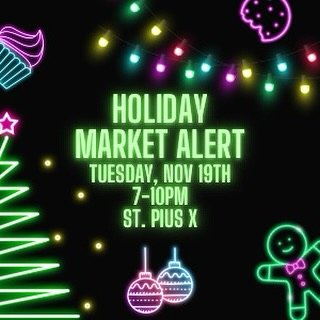 🎄🤶TONIGHT! 🤶🎄

Come visit with us tonight at the @st.pius_x_nola Holiday Sip n Shop. 
7-10 pm in the Gym &amp; Cafeteria. Our table will be on the left when you walk into the gym - same space as the last 2 years.

We&rsquo;ll have cupcakes, cooki