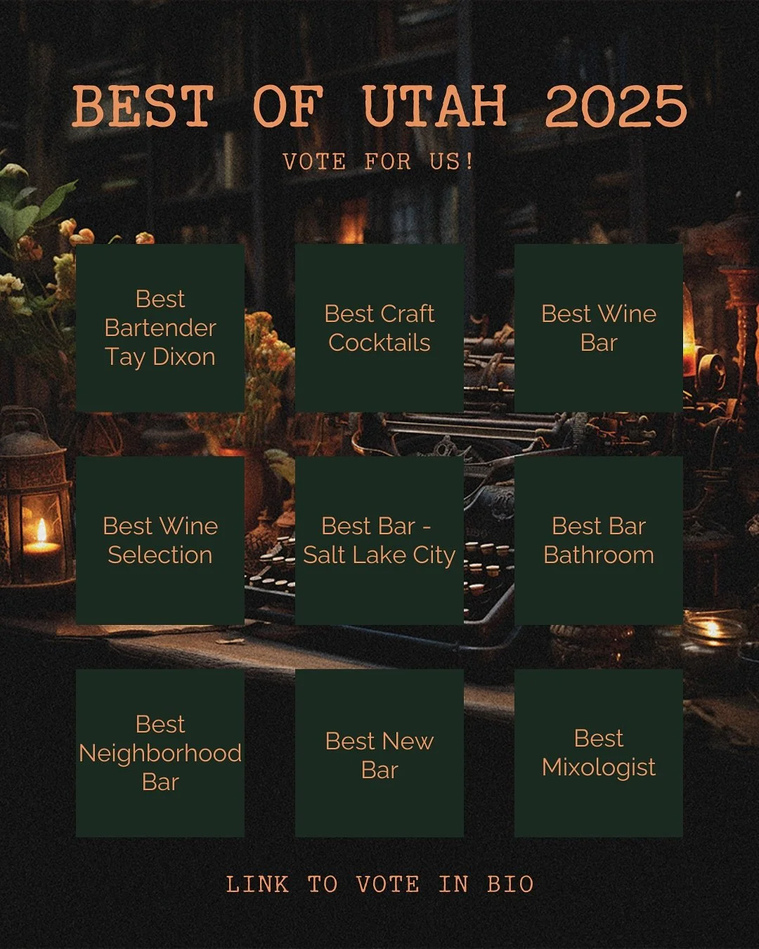 Just 10 days left to vote in @slcweekly Best of Utah 2025!! 

We feel honored to have been nominated in a number of categories along side some amazing businesses that we admire. 

Thank you to everyone who&rsquo;s worked behind the scenes, behind the