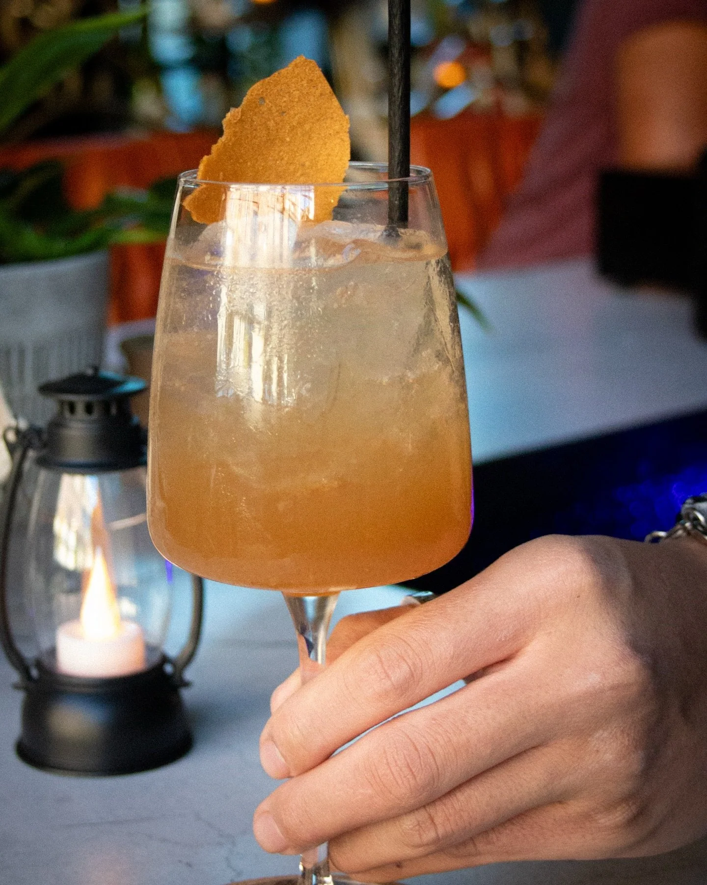Champagne Supernova! Made by our very own @theofficial_randynou it truly is the perfect fall spritz. Made with @shdistillery vodka, grappa, house made stone fruit &amp; balsamic shrub, vanilla, honey, &amp; topped with prosecco. Come see us this week