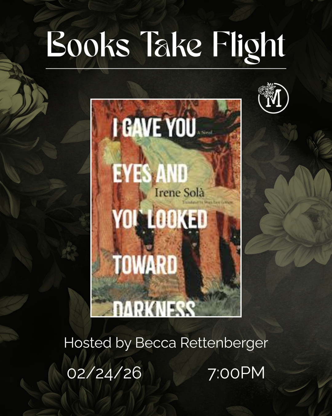 February Books Take Flight Night Two!