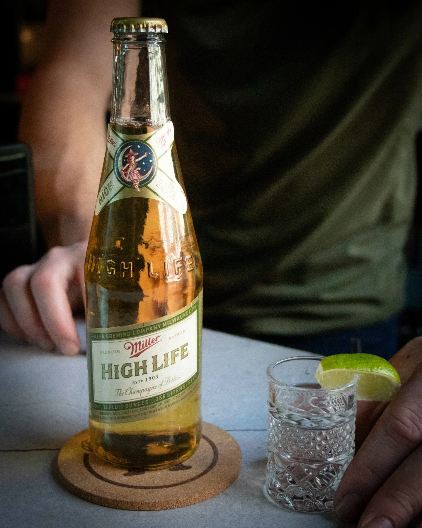 We&rsquo;re located just a 20 minute walk, 3 minute Uber, or 7 minute bike ride to the @deltacenter! Come on by for your pre and post game needs for the @utahmammoth game tonight. And though we do love our wine, a Miller High Life and a well shot is 