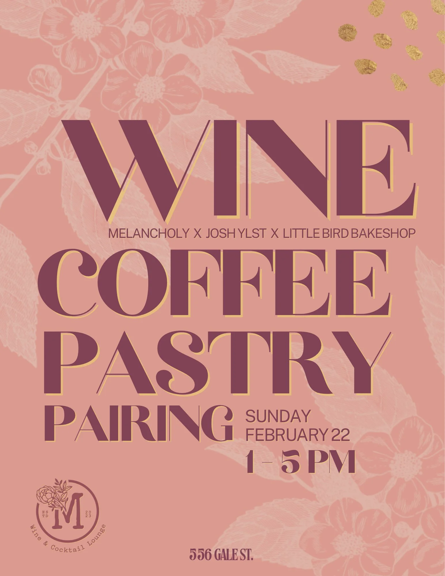 Coffee, Wine, & Pastry Pairing with Josh Ylst and Little Bird Bakeshop