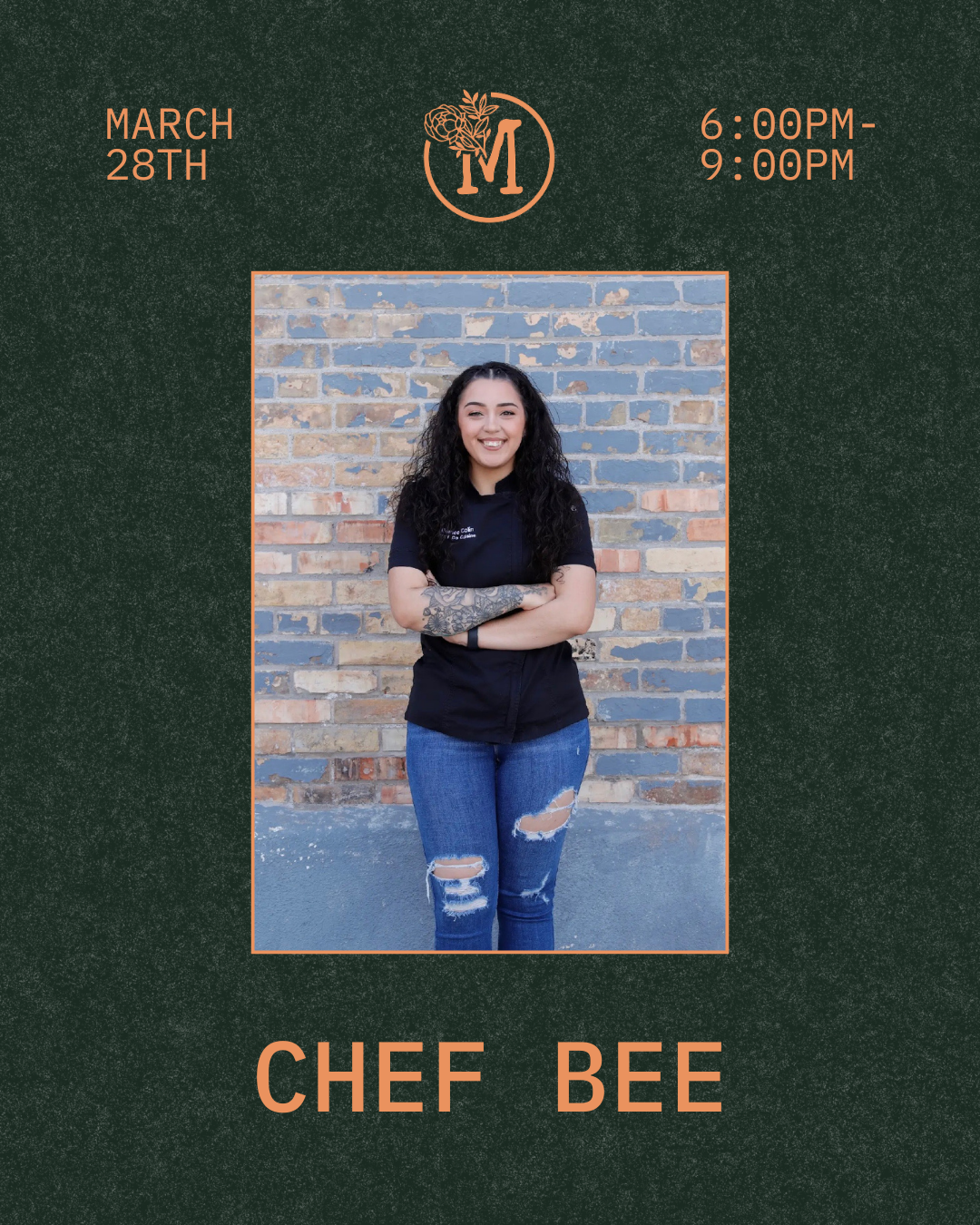 Dinner with Chef Bee!