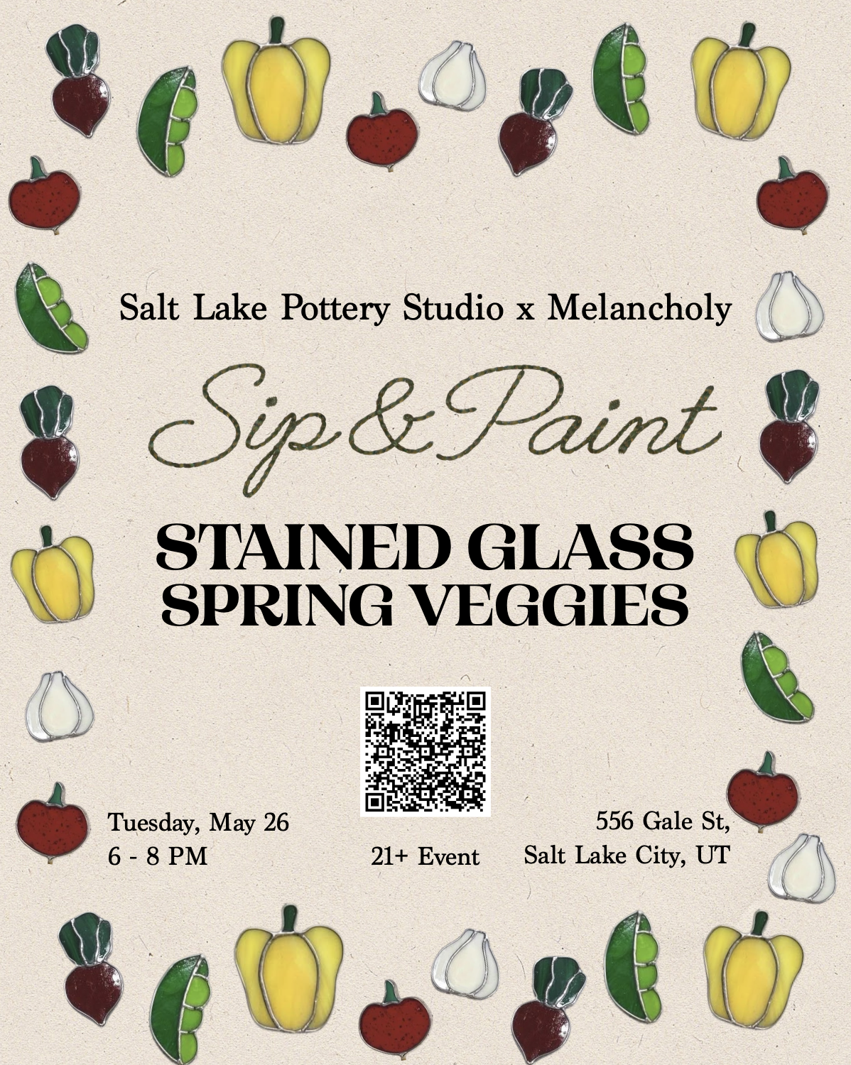Sip & Paint with Salt Lake Pottery Studio