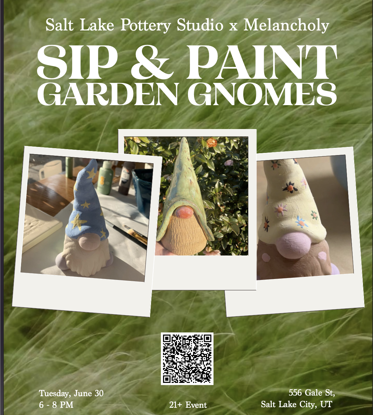 Sip & Paint Garden Gnomes at Melancholy