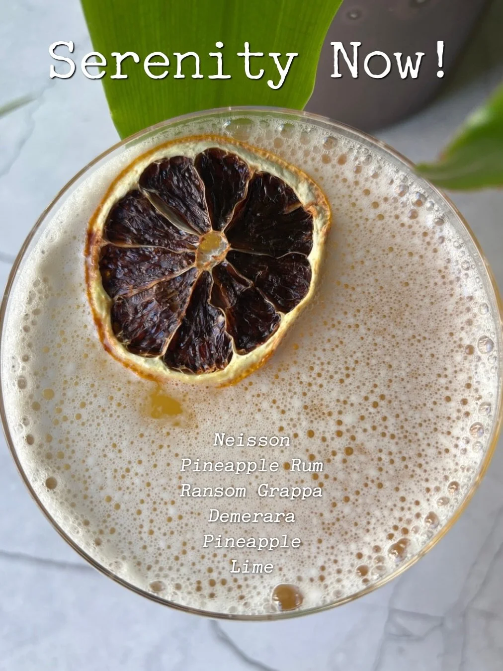 Serenity Now! The anger, it just melts right off when you take a sip of this special cocktail🍹

#slccocktails #slcwinebar #postdistrict