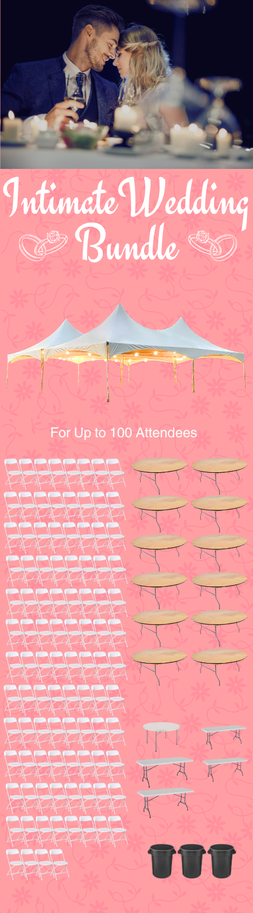 Indianapolis Wedding Tent Rental Bundle Intimate