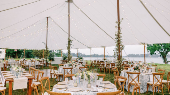 Sailcloth Tent for Rent Indianapolis