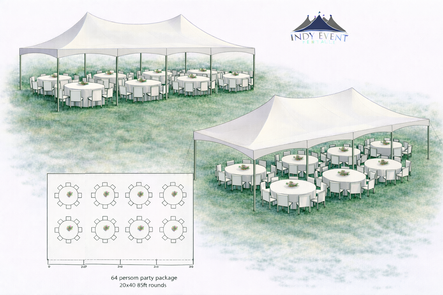 Tent Rental Packages in Indianapolis