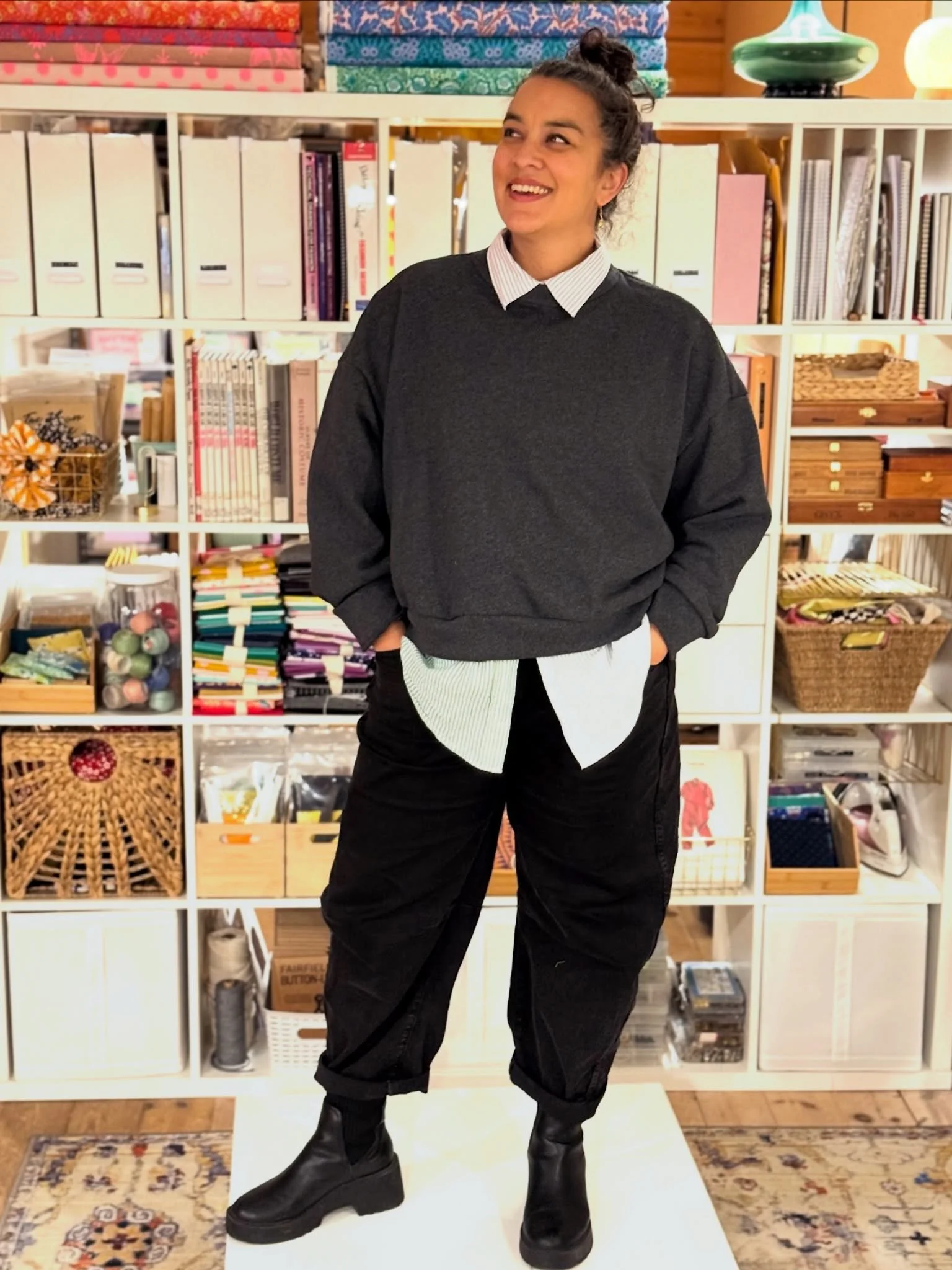 Make a sweatshirt! Learn to Serge- starts June 5!

What is a serger? Chances are, the garment you&rsquo;re wearing now was made using a serger. If you look inside, you&rsquo;ll see loopy threads&mdash; because it&rsquo;s made with a SERGER not a sewi