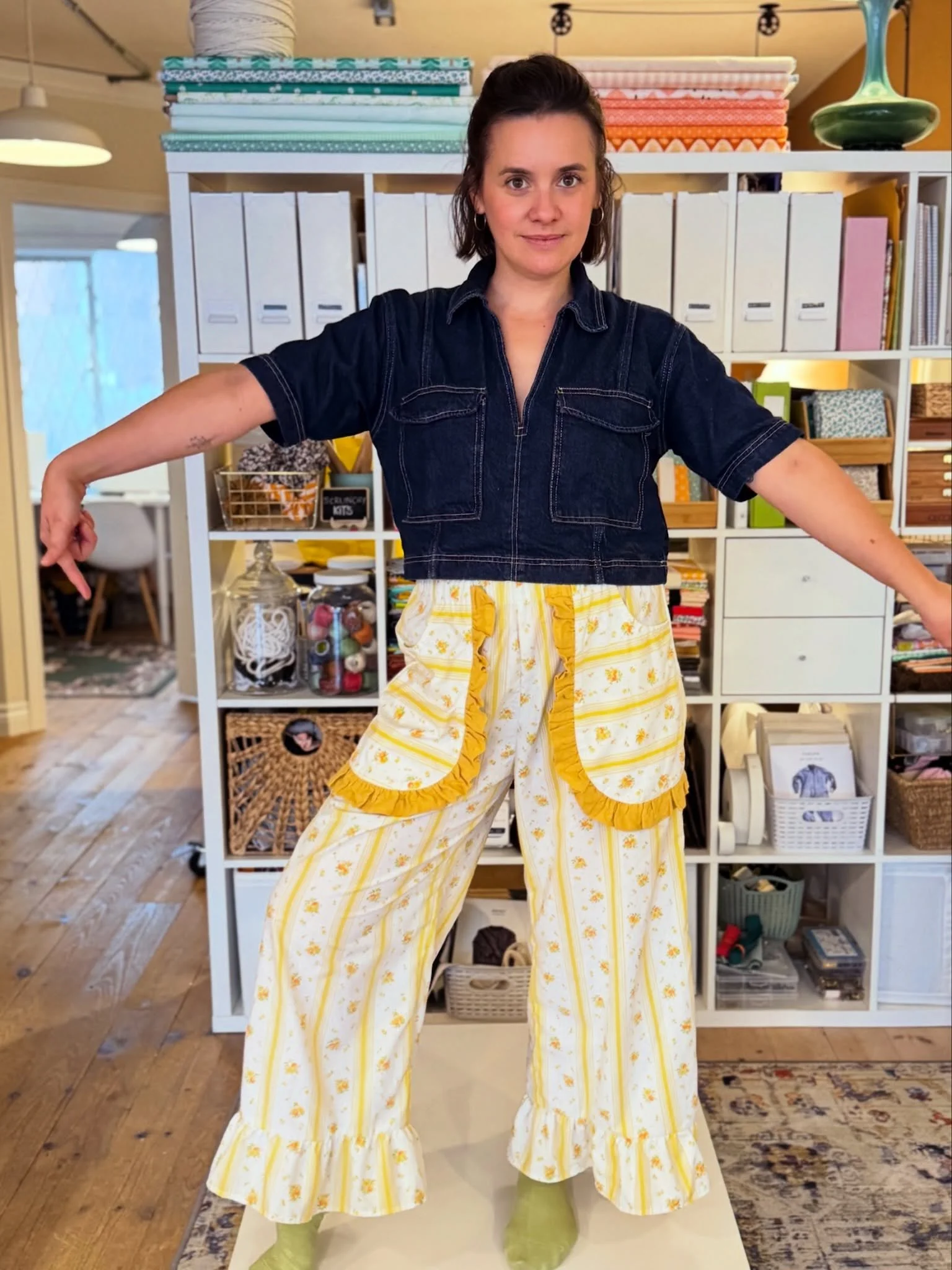 Oh, this? I made it.
Some of our favourite #memade projects our students have seen outside of the studio! We love to see it! 

Proof that when you learn to sew you can mend, alter, fit, draft and create anything you want! It all comes with lots of pr