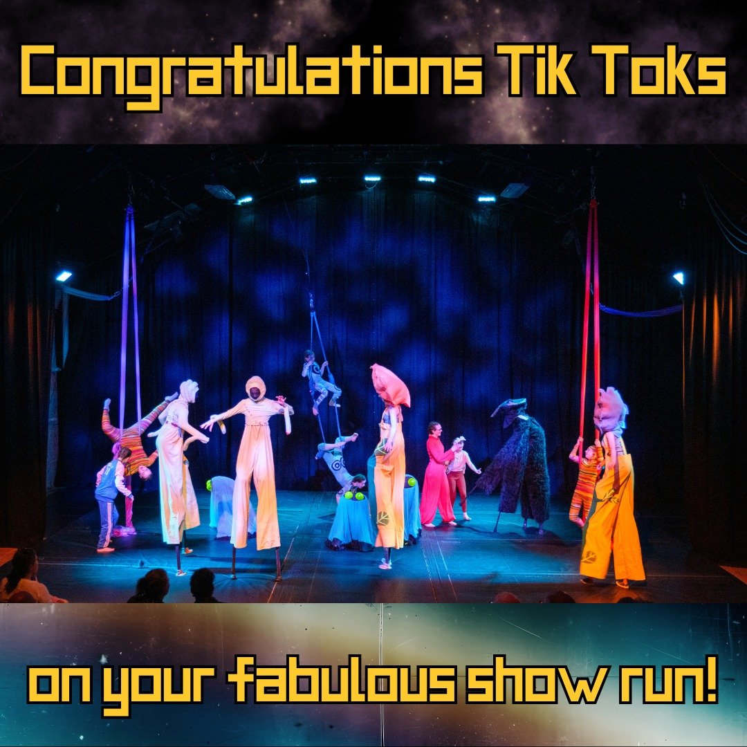Many congratulations to our fabulous Tik Toks for their interstellar adventure this past weekend! Thank you to our community for coming out and supporting our performers!

We&rsquo;ve got two more shows coming up featuring our youth performance compa