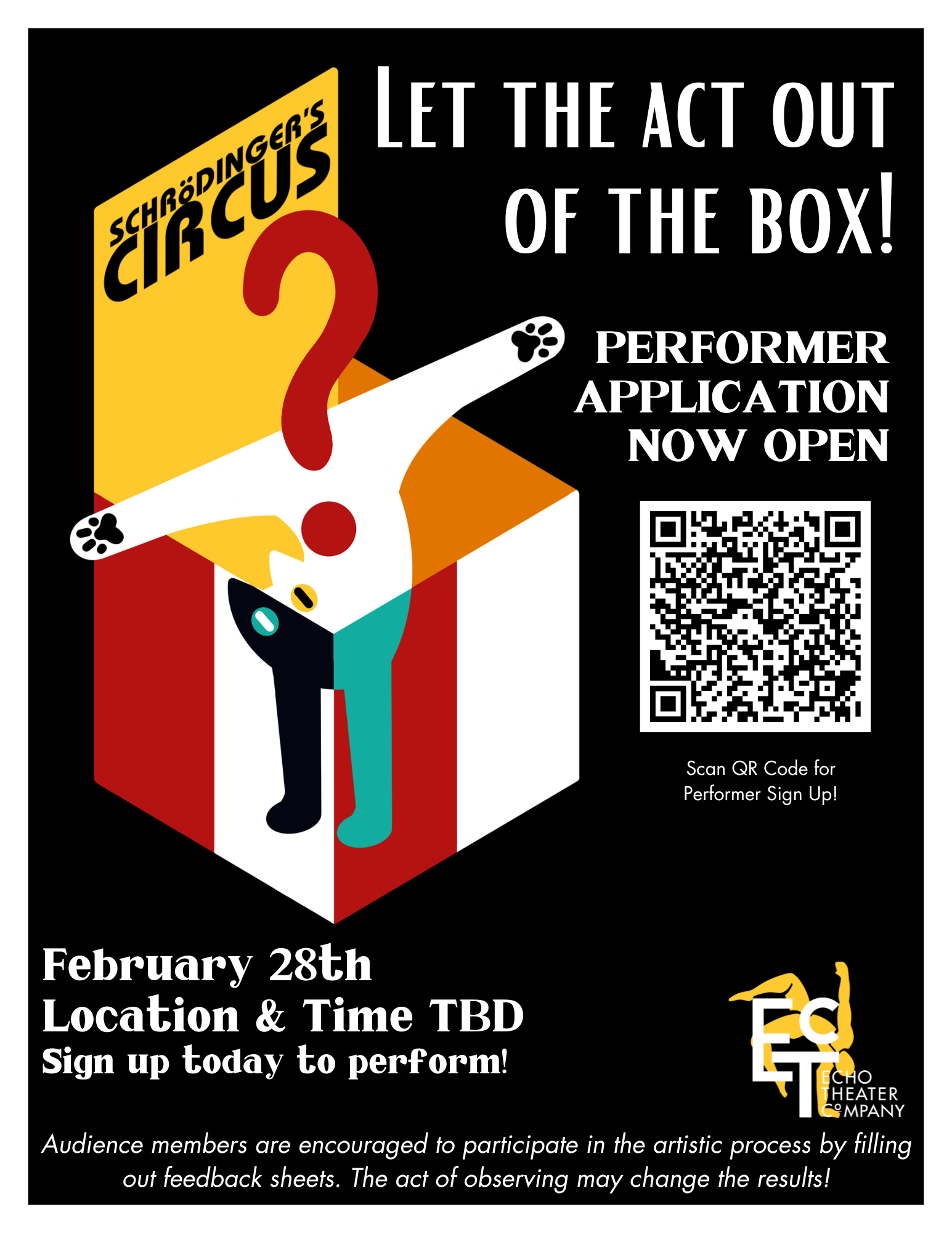 Schrodinger's Circus: Performer Application Open!