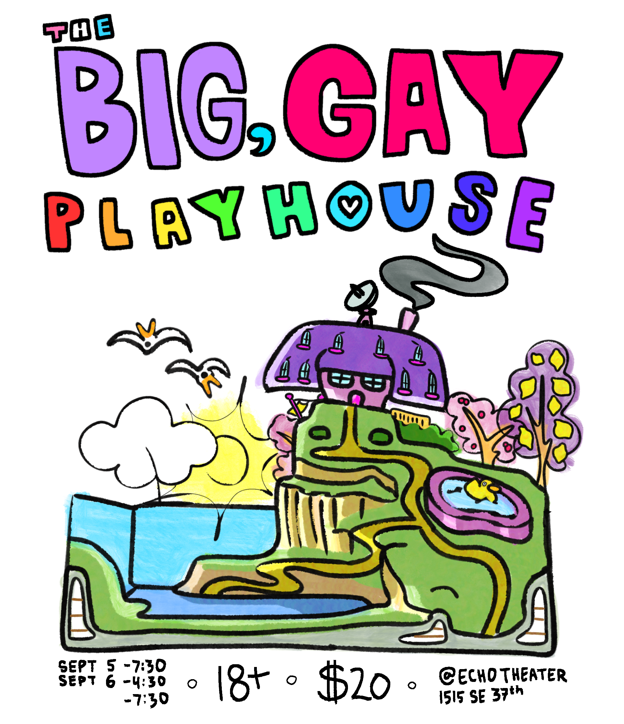Big Gay Playhouse - Drag, Aerial, Puppets, and Live Music