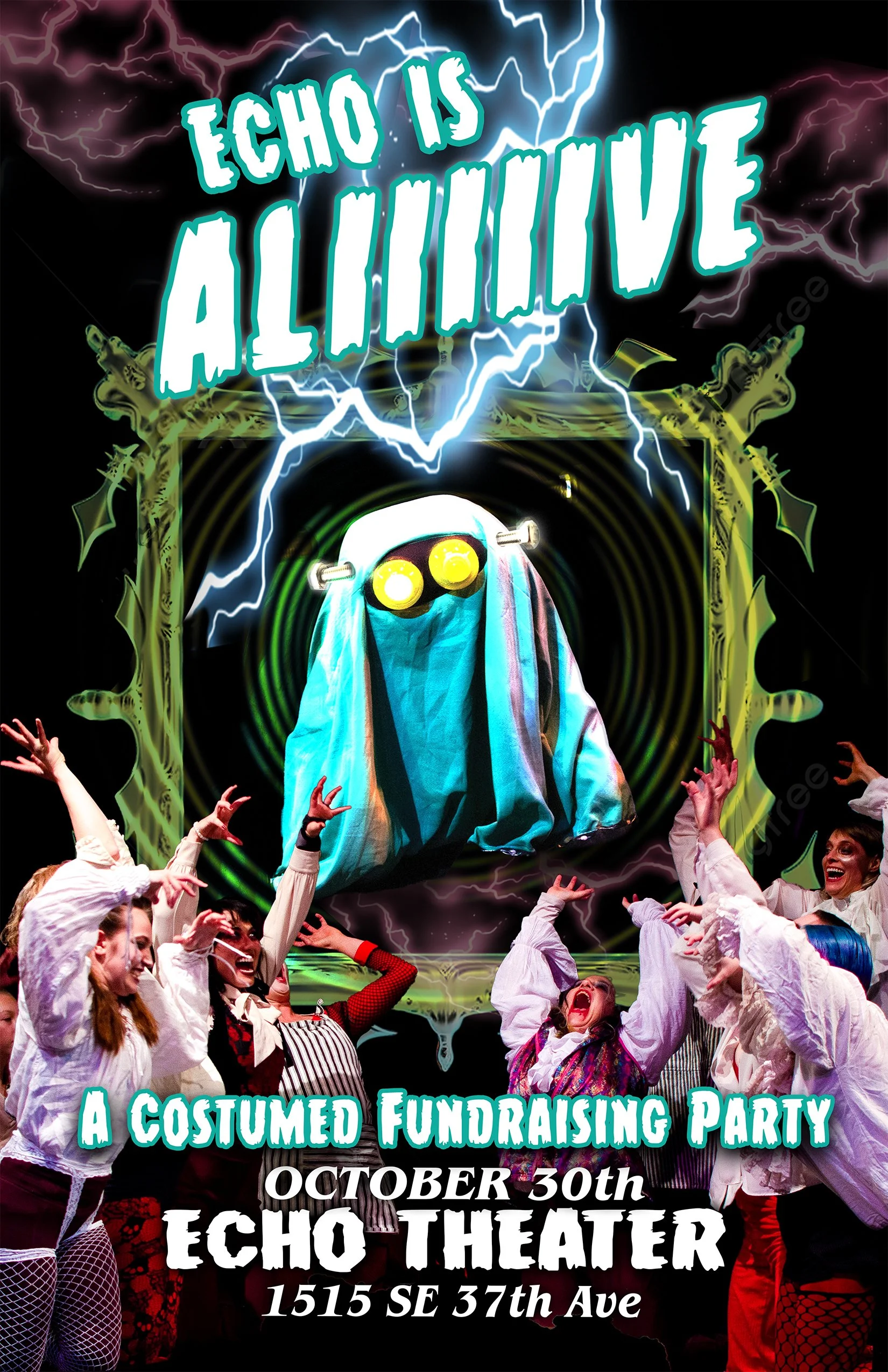 Echo is ALIIIIIIVE! - A Costumed Fundraising Party