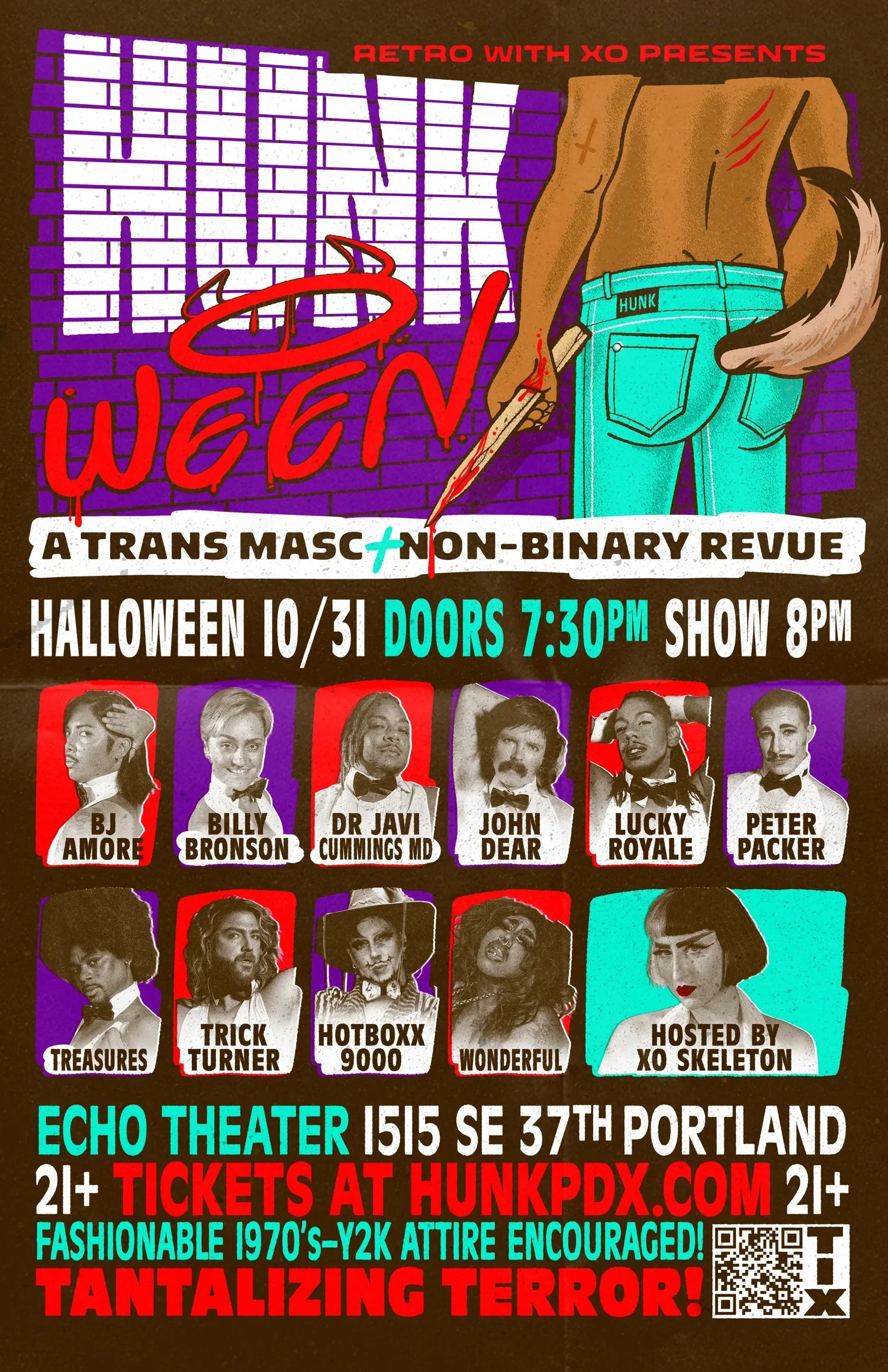HUNKOWEEN - A TransMasc &amp; NonBinary Revue