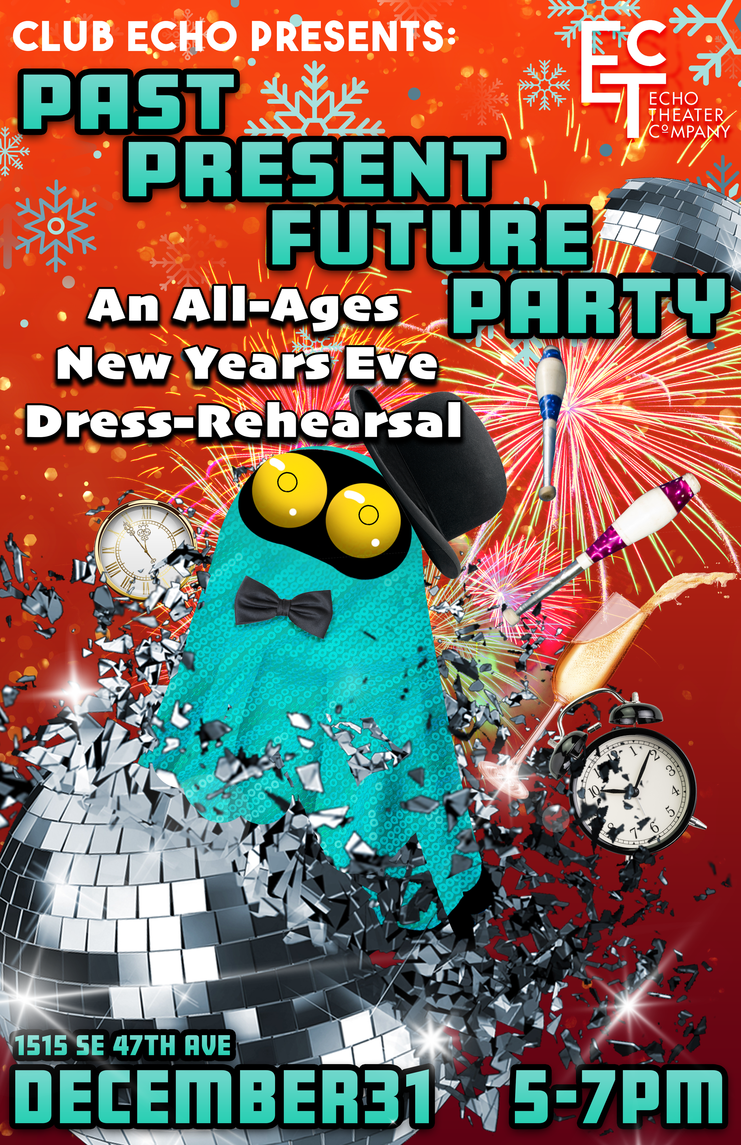 Club Echo presents: Past Present Future Party — Echo Theater Company