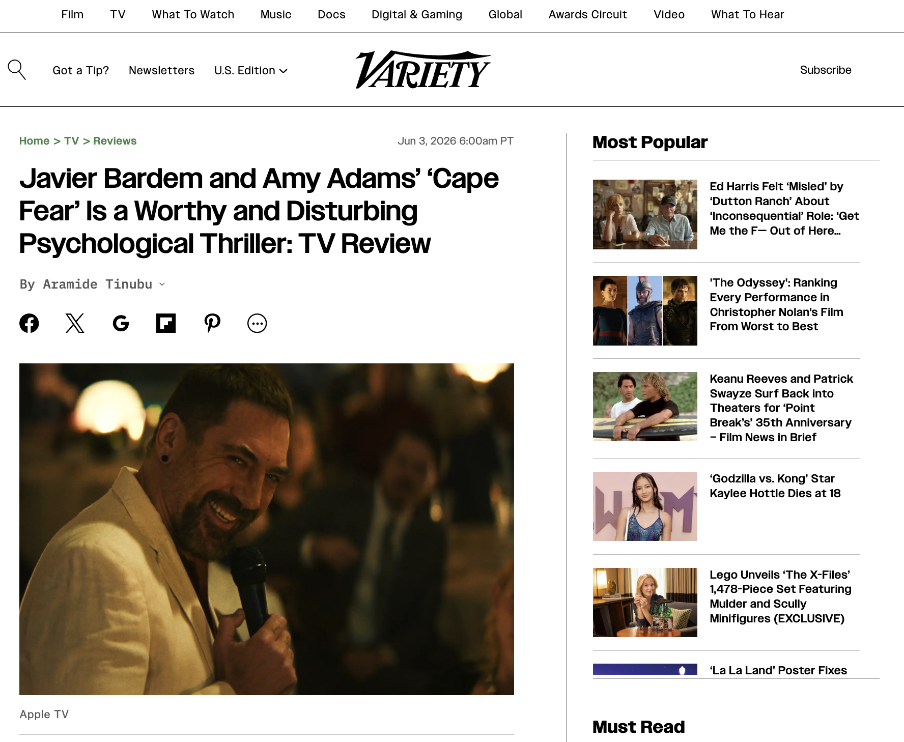 Variety – Cape Fear 