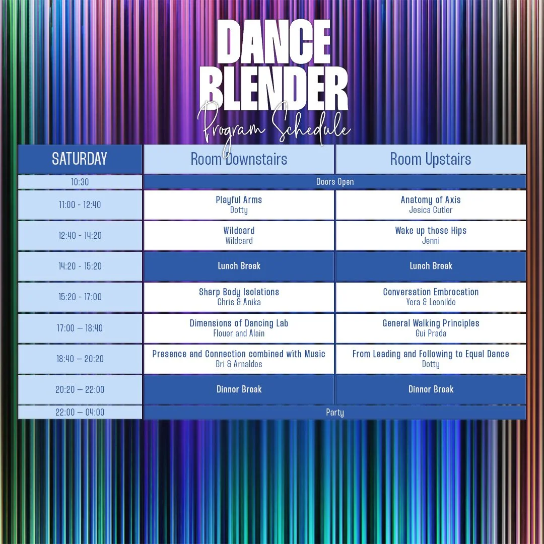 Passes & Program — Dance Blender