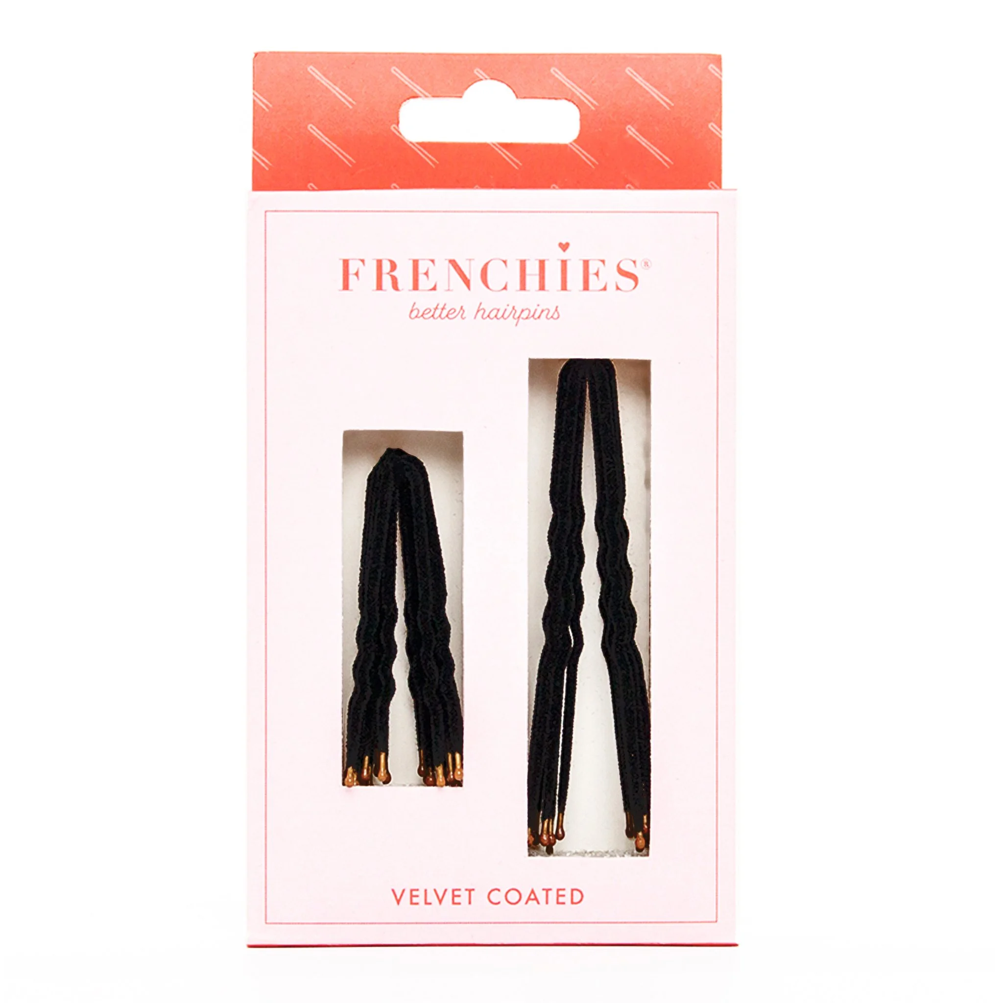 Frenchies Velvet Hairpins (box of 20 pins - 10 large & 10 small)