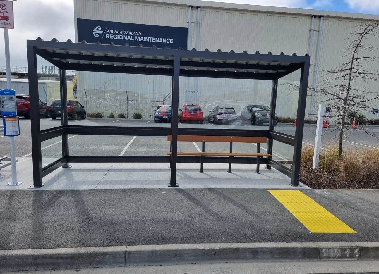 Bus Stop Ehub Nelson/Tasman “E” Bus Stop Installs — Independent Kerb & Concrete