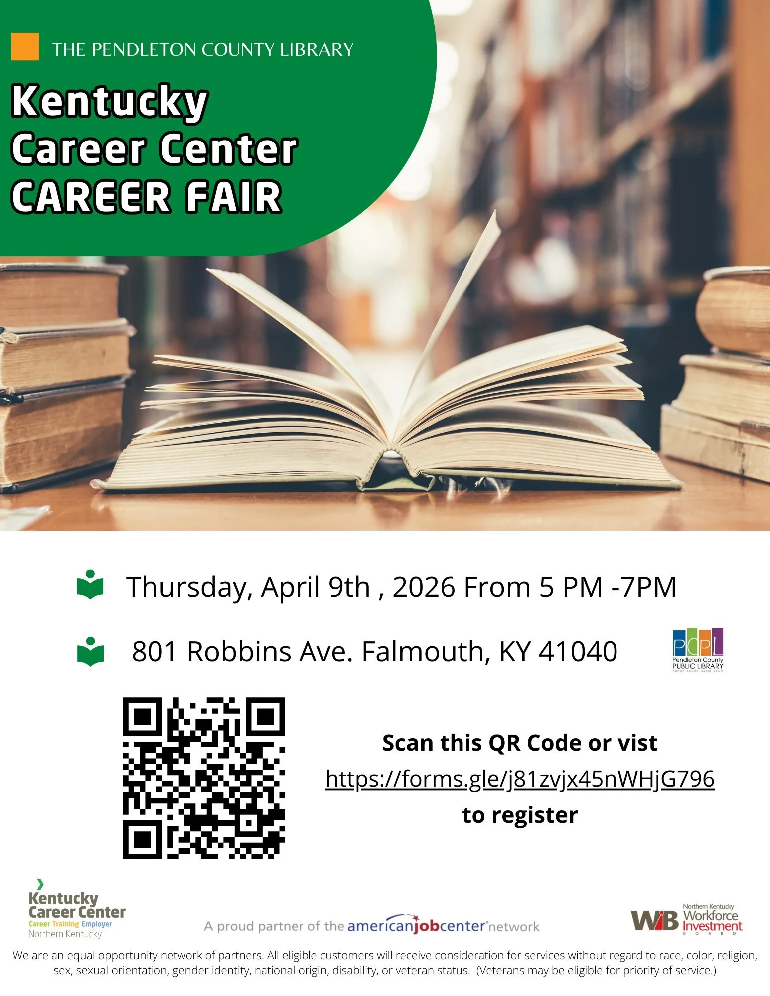 KCC Career Fair- Pendelton County Library