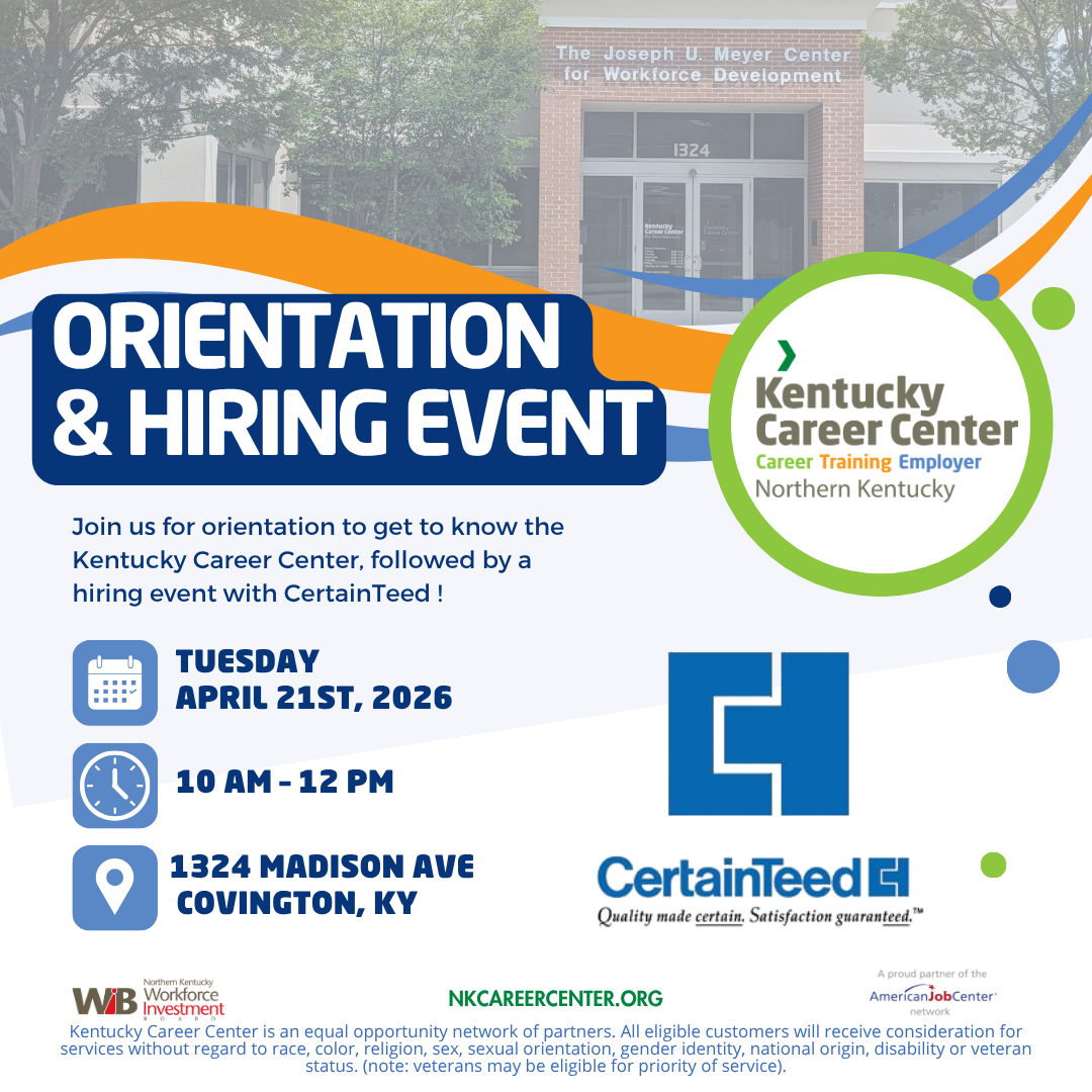 Orientation + Hiring Event
