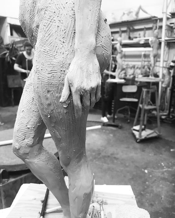 Throwback to when I apprenticed under @christmansculpt . Thank you Kevin for such a priceless experience. 

#sculpt #figurativesculpture #oilbasedclay #sculpture