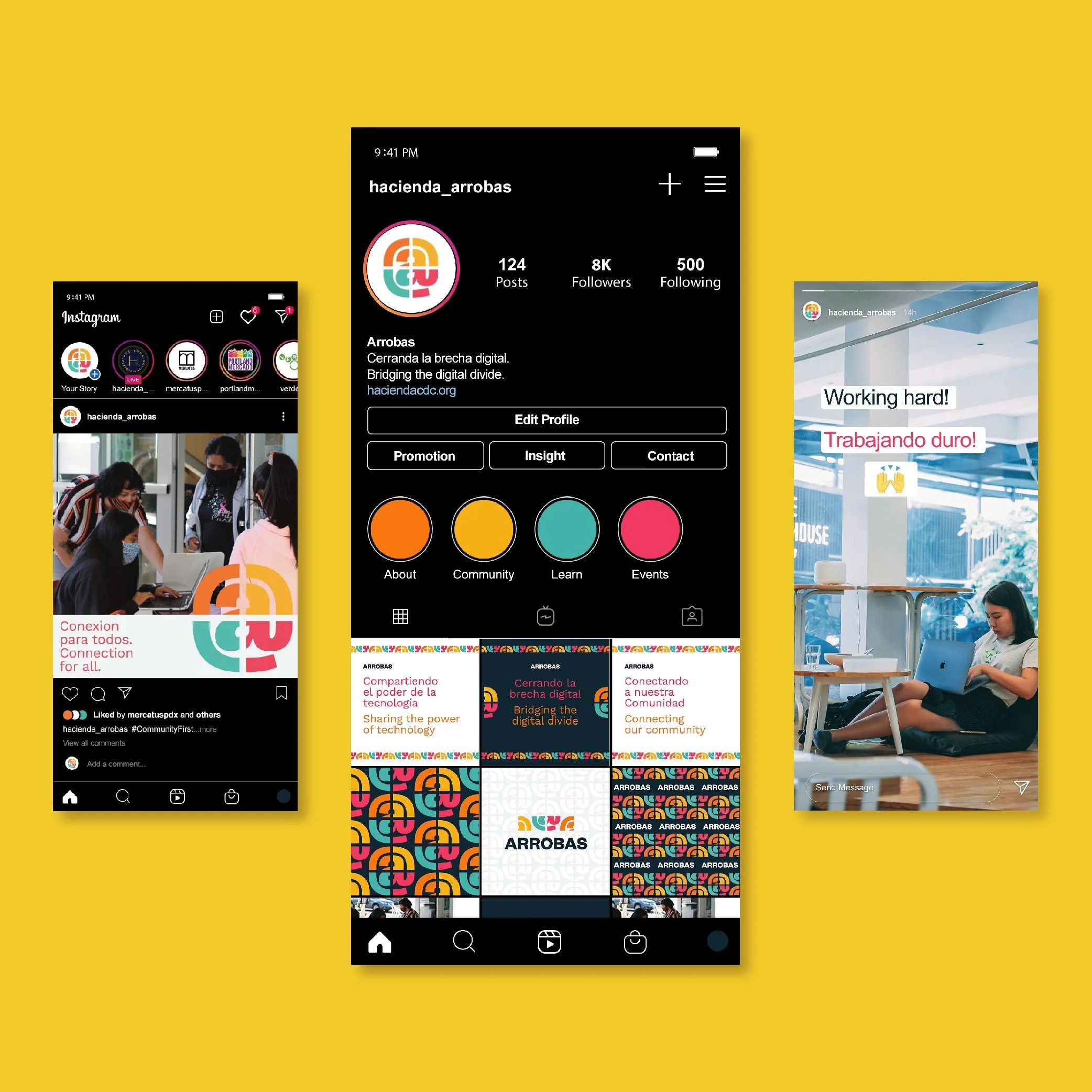 Arrobas | Social Media Graphic Design by The Beauty Shop