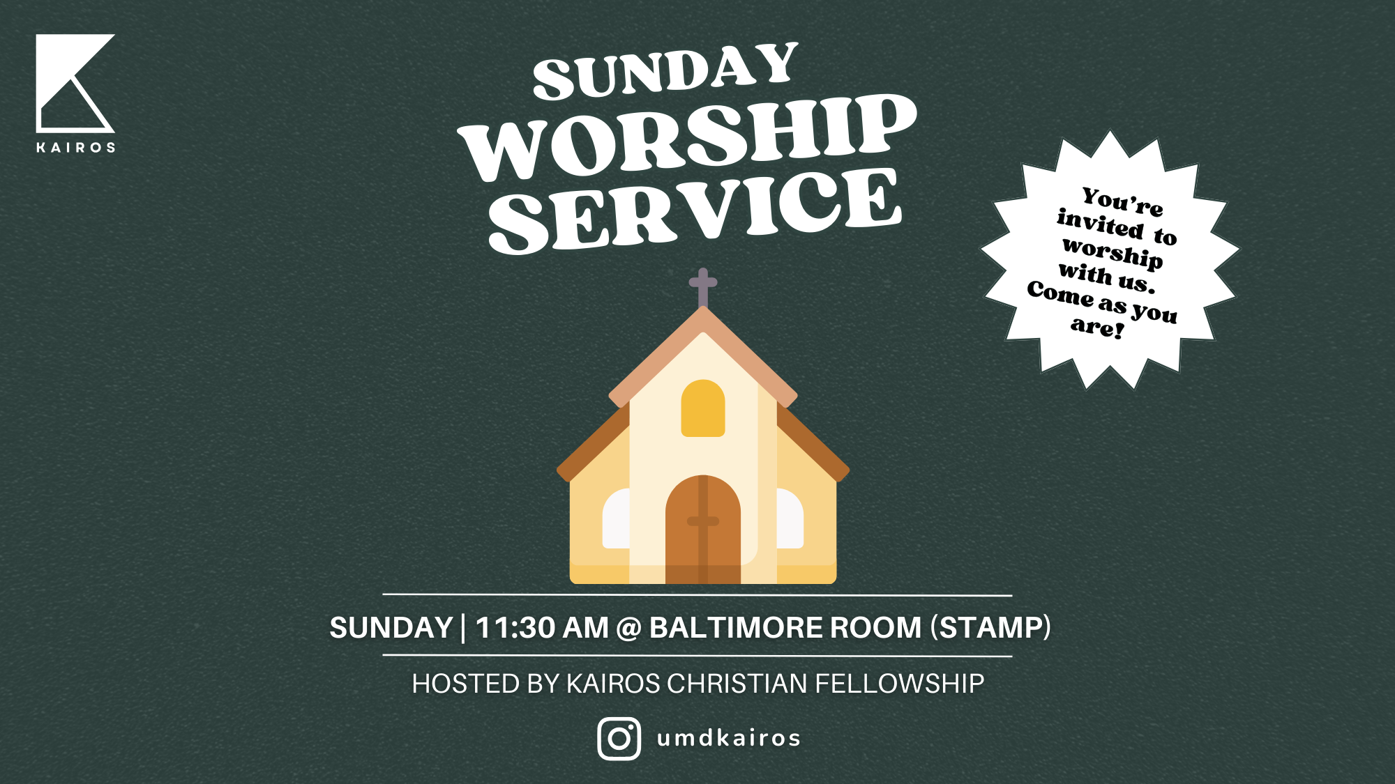 ⛪️ Sunday Worship Service