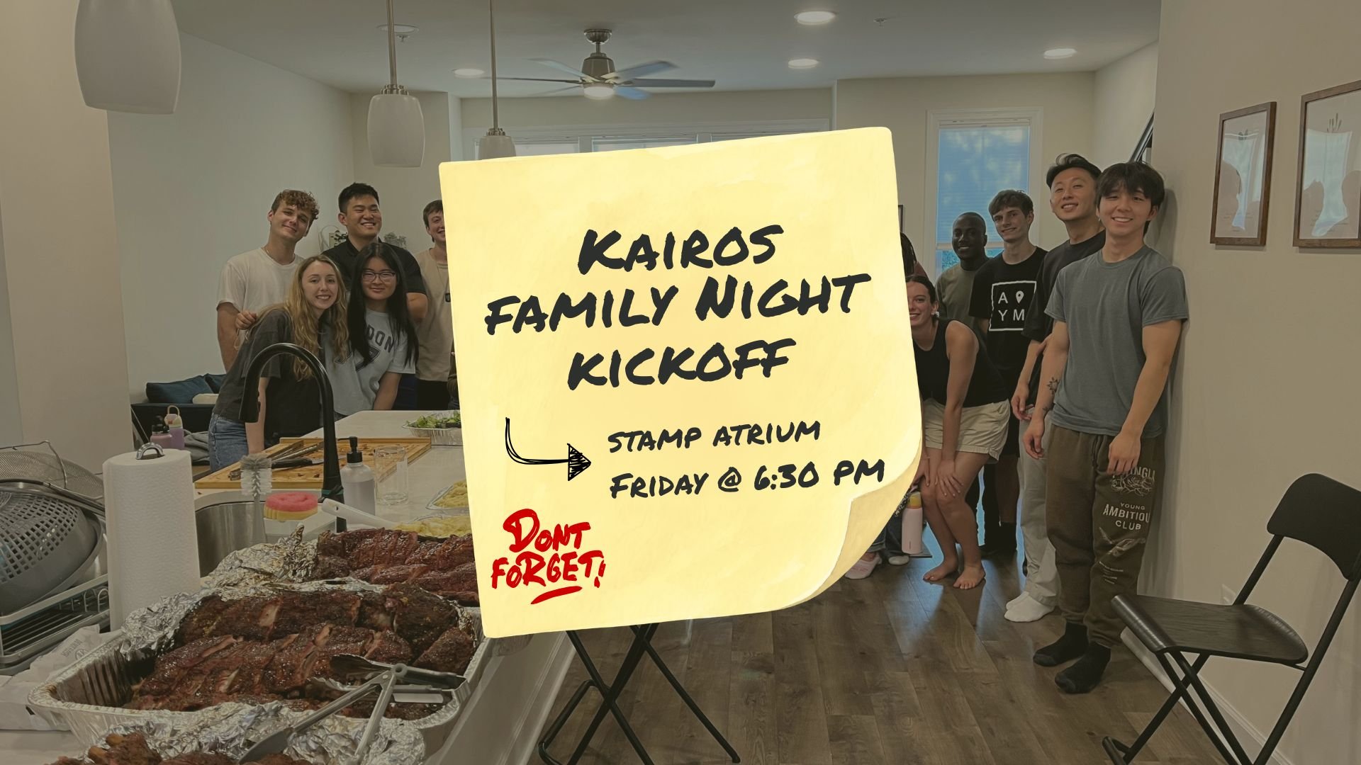 Kairos Family Night Kickoff
