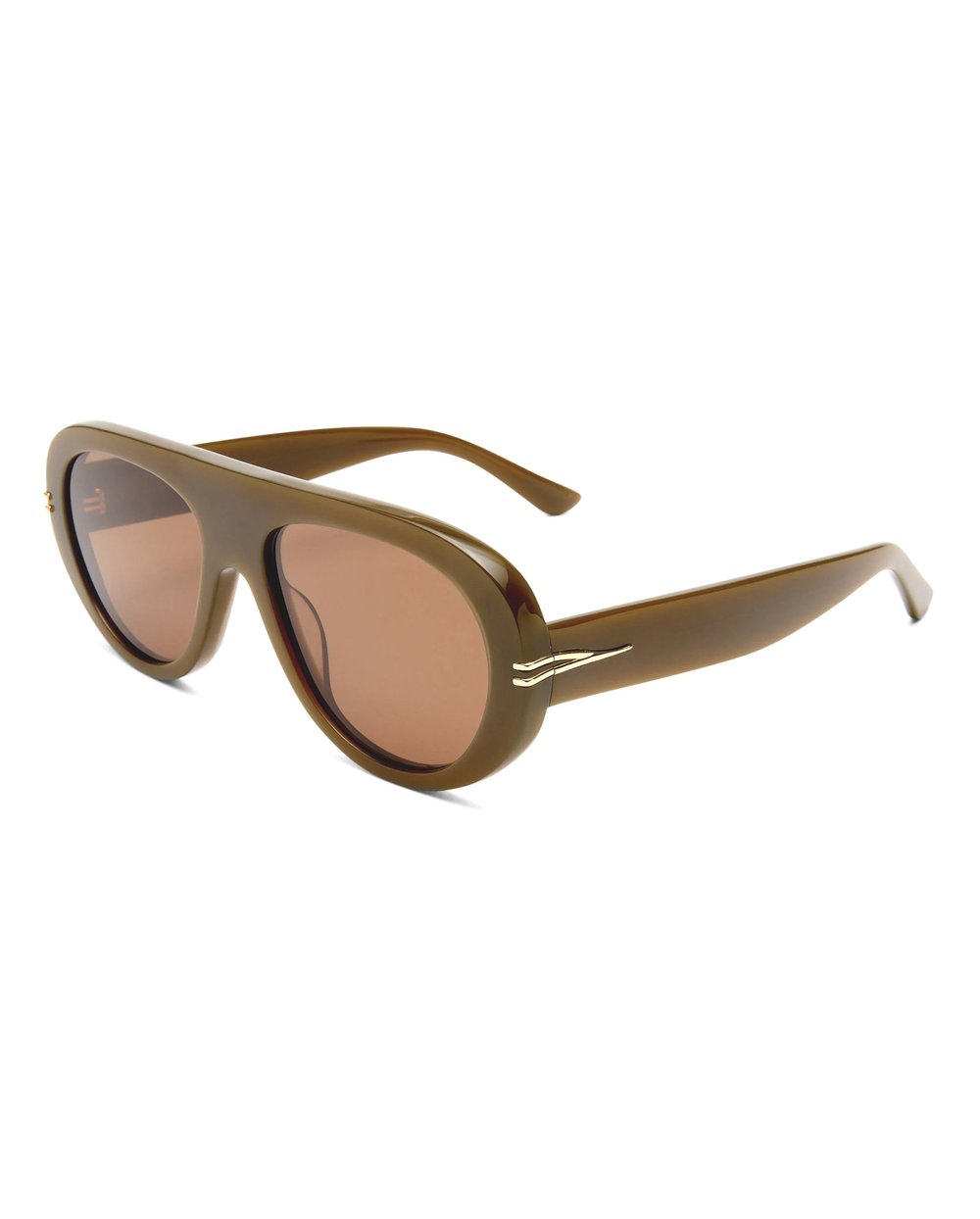 Luv Lou Ash Khaki Sunglasses