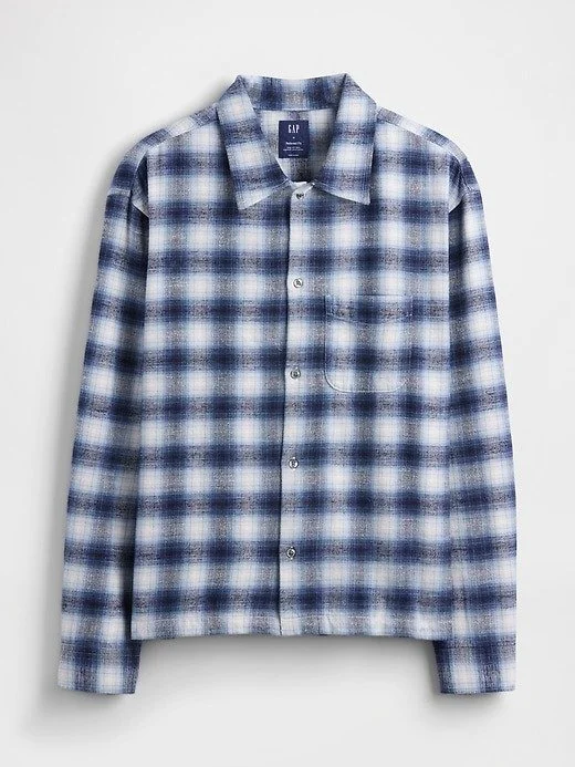 GAP Organic Cotton Relaxed Flannel Shirt