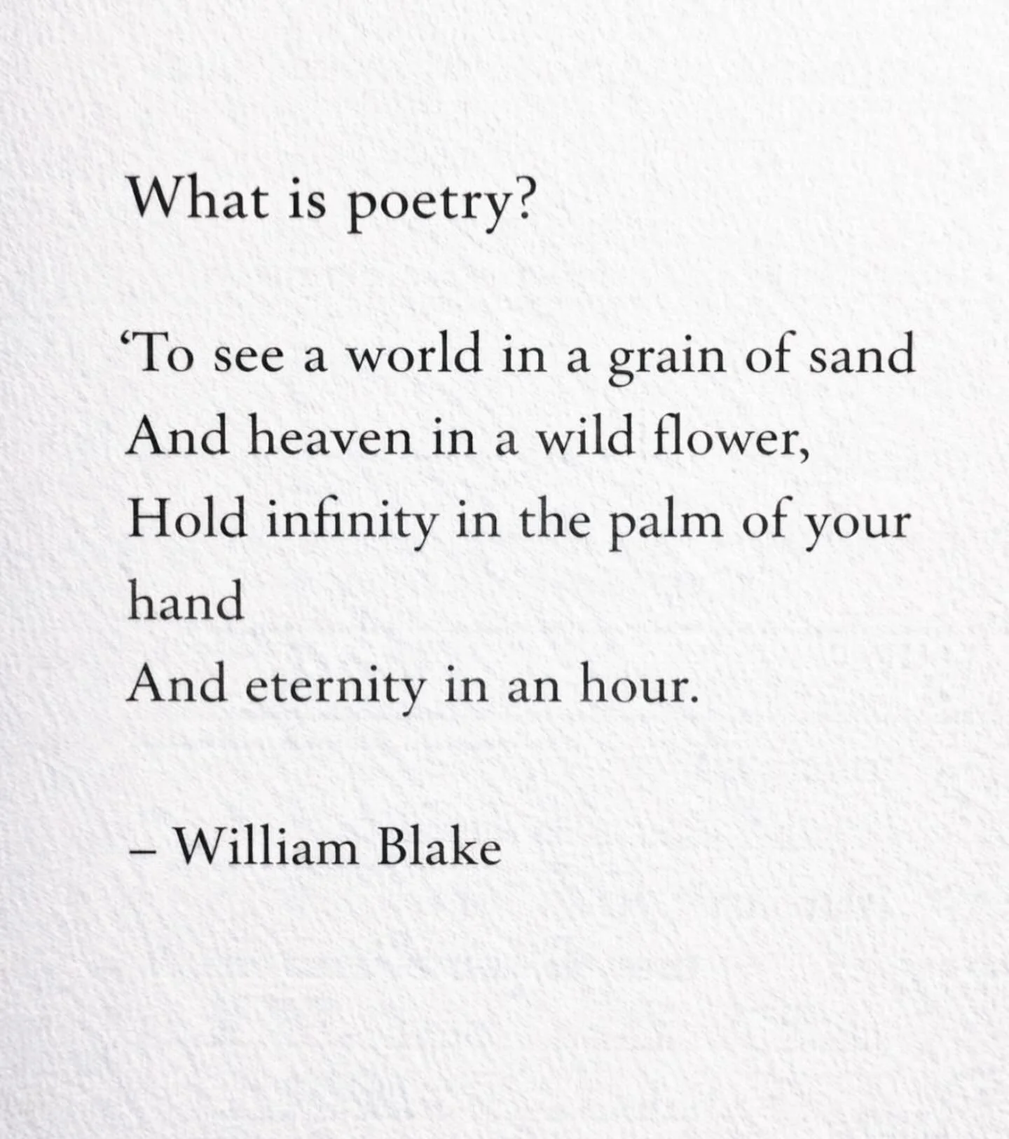 William Blake 4 ever&hellip;

I was angry with my friend;
I told my wrath, my wrath did end.
I was angry with my foe:
I told it not, my wrath did grow.
And I waterd it in fears, Night &amp; morning with my tears:
And I sunned it with smiles, And with